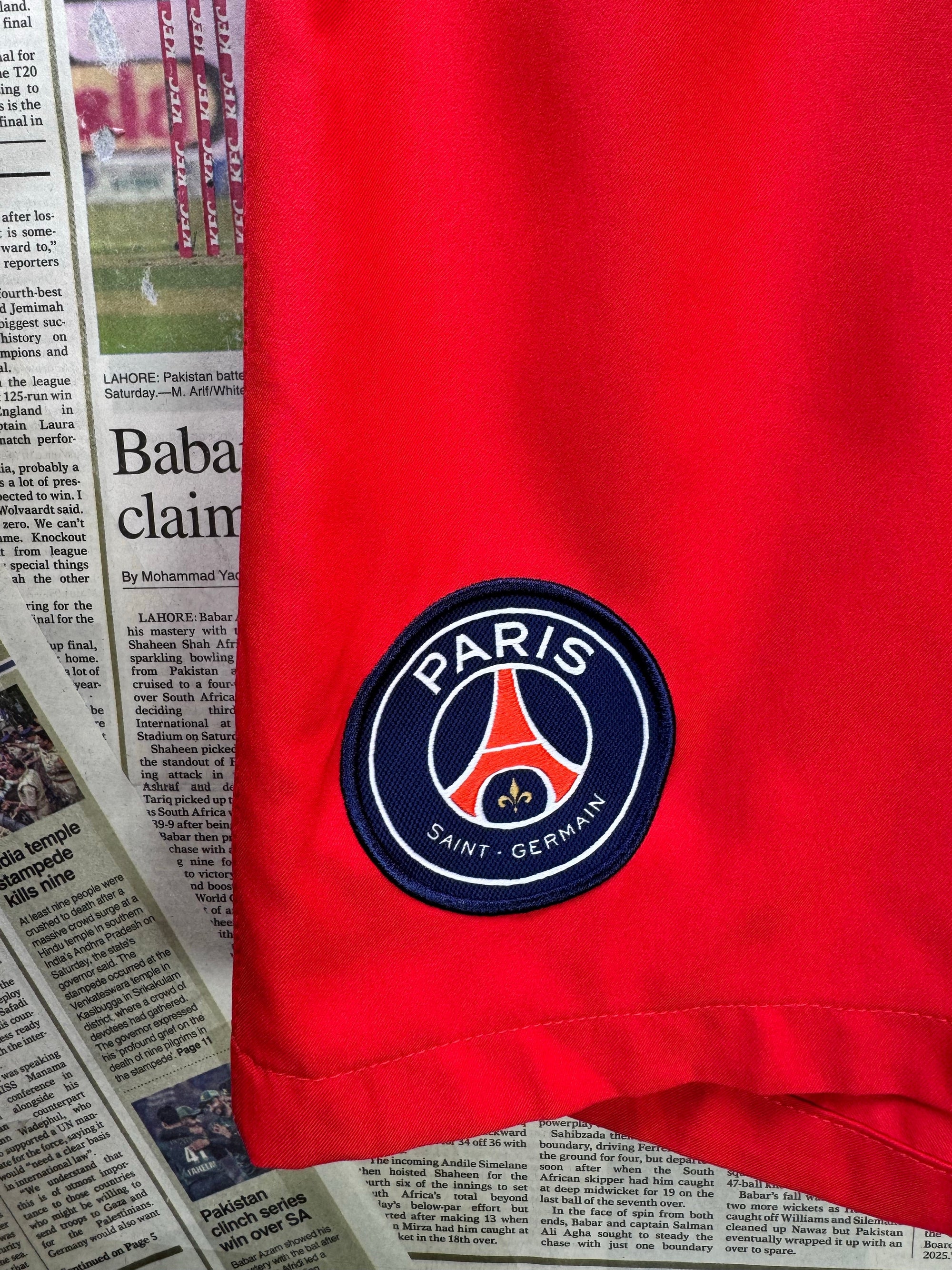 N*ke® Waist: 28" to 30" | Red | Saint Germain Dri Fit Sports Shorts | Poly | 1415 - Genuine Maal