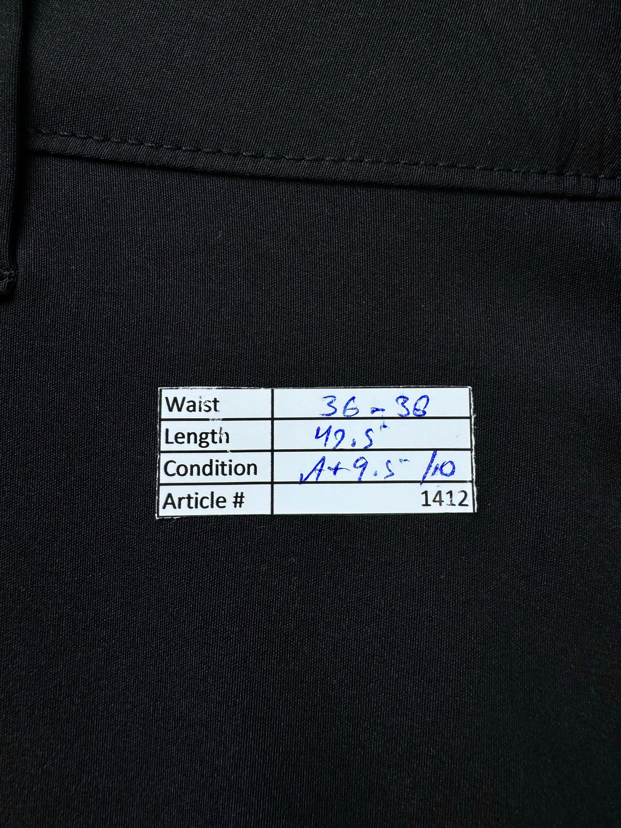 Falls Creek® Waist: 36" to 38" | Black | Performance Pants | Poly - Spandex | 1412 - Genuine Maal