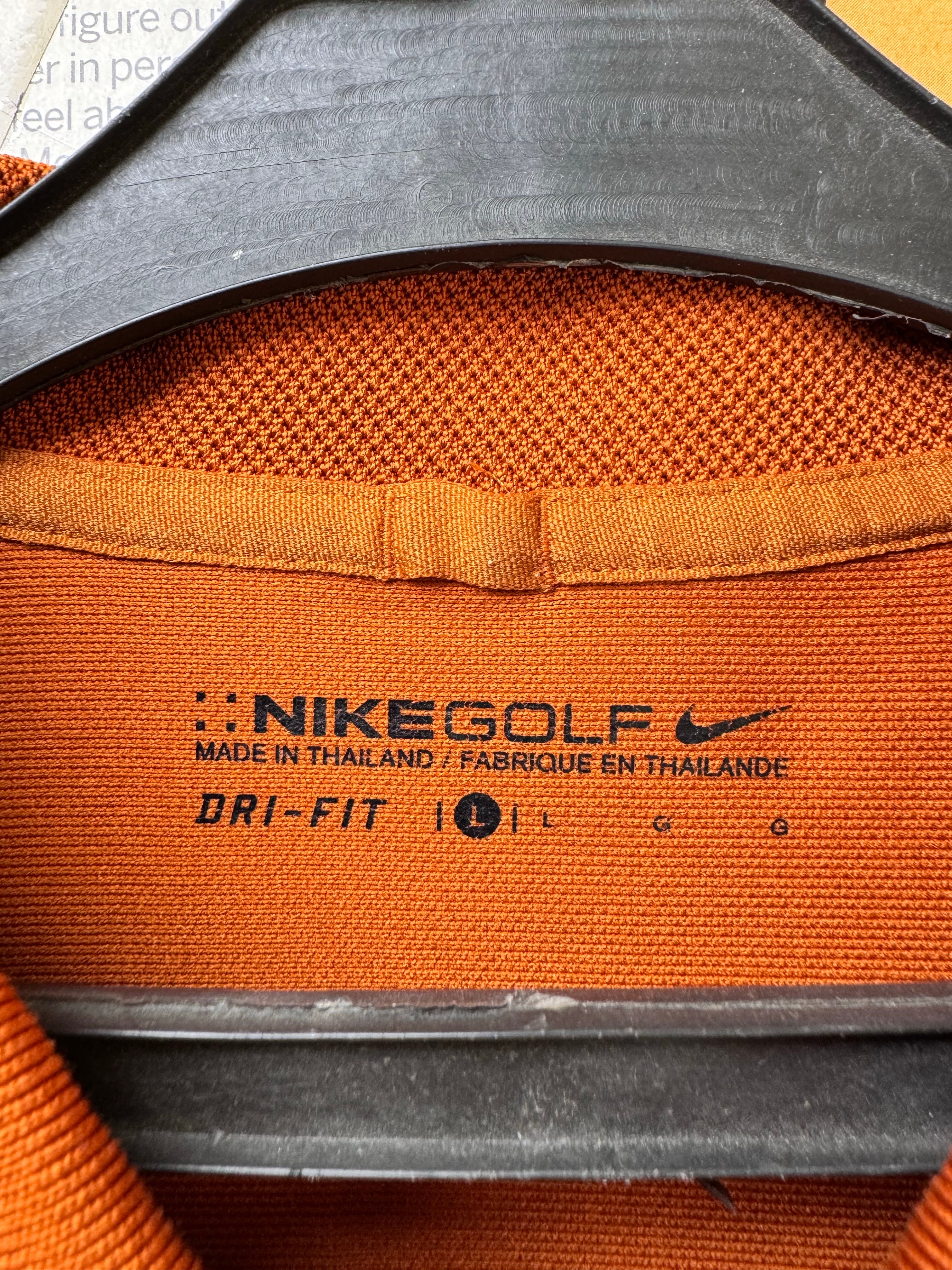 N*ke® Large | Chest: 23" | Burnt Orange | Golf Polo | Poly | 3873 - Genuine Maal