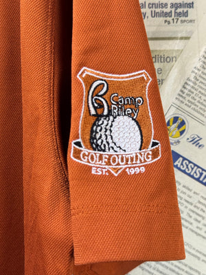 N*ke® Large | Chest: 23" | Burnt Orange | Golf Polo | Poly | 3873 - Genuine Maal