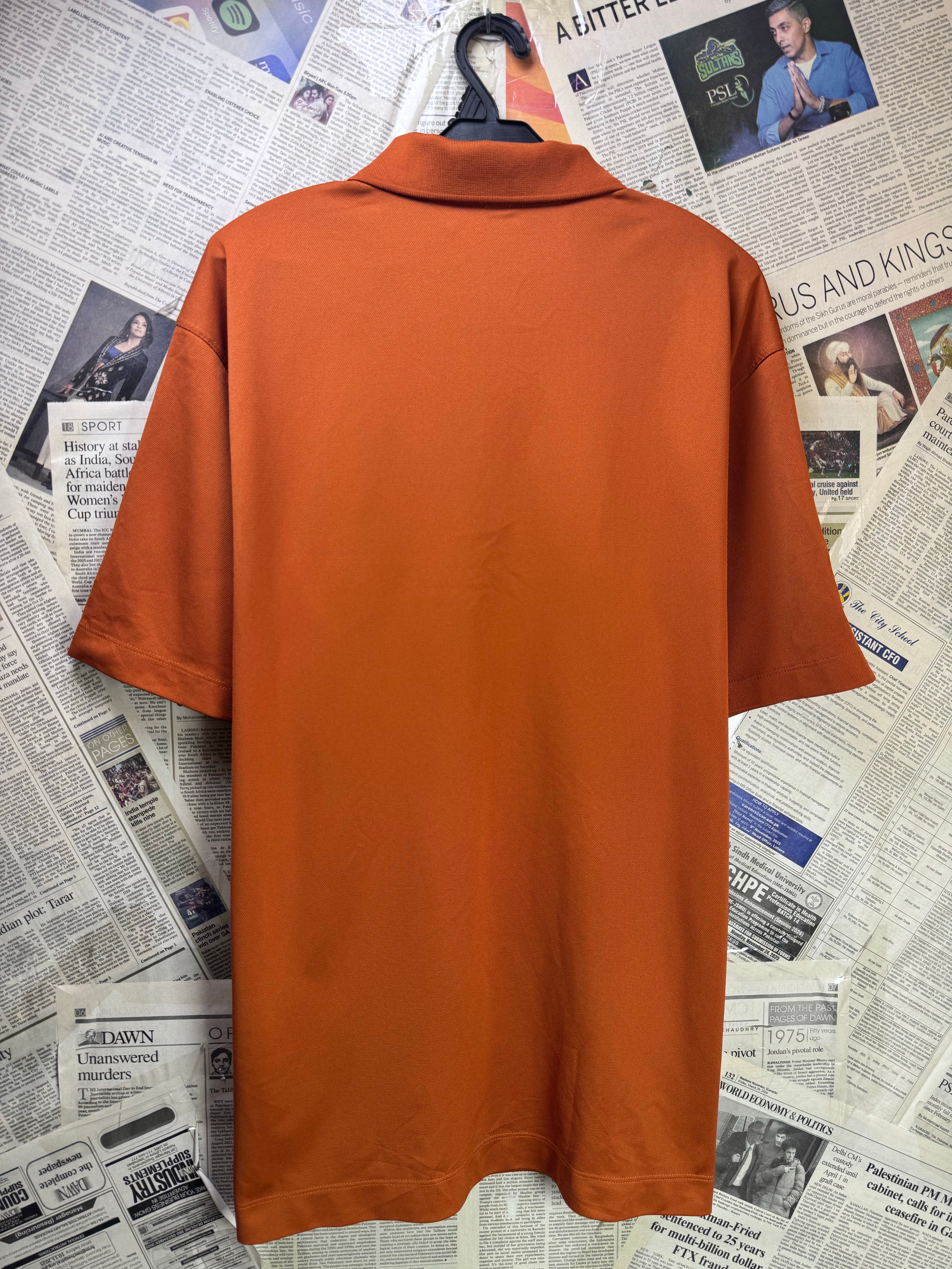 N*ke® Large | Chest: 23" | Burnt Orange | Golf Polo | Poly | 3873 - Genuine Maal