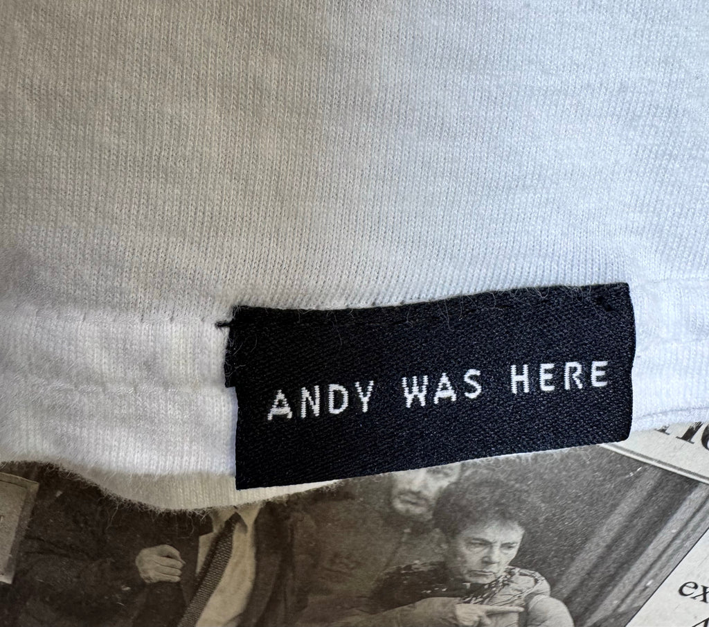 Andy Elvis® Large | Chest: 23" | White with Print | T-Shirt | 3860 - Genuine Maal