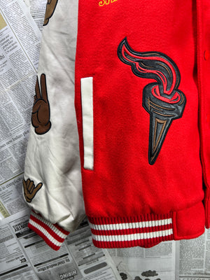MAN® Small | Chest: 27 Oversize" | Red | Bomber Jacket | 1903 - Genuine Maal