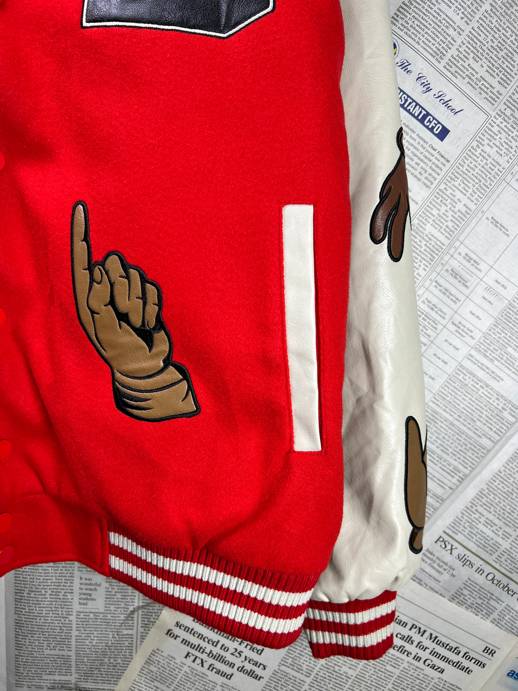 MAN® Small | Chest: 27 Oversize" | Red | Bomber Jacket | 1903 - Genuine Maal