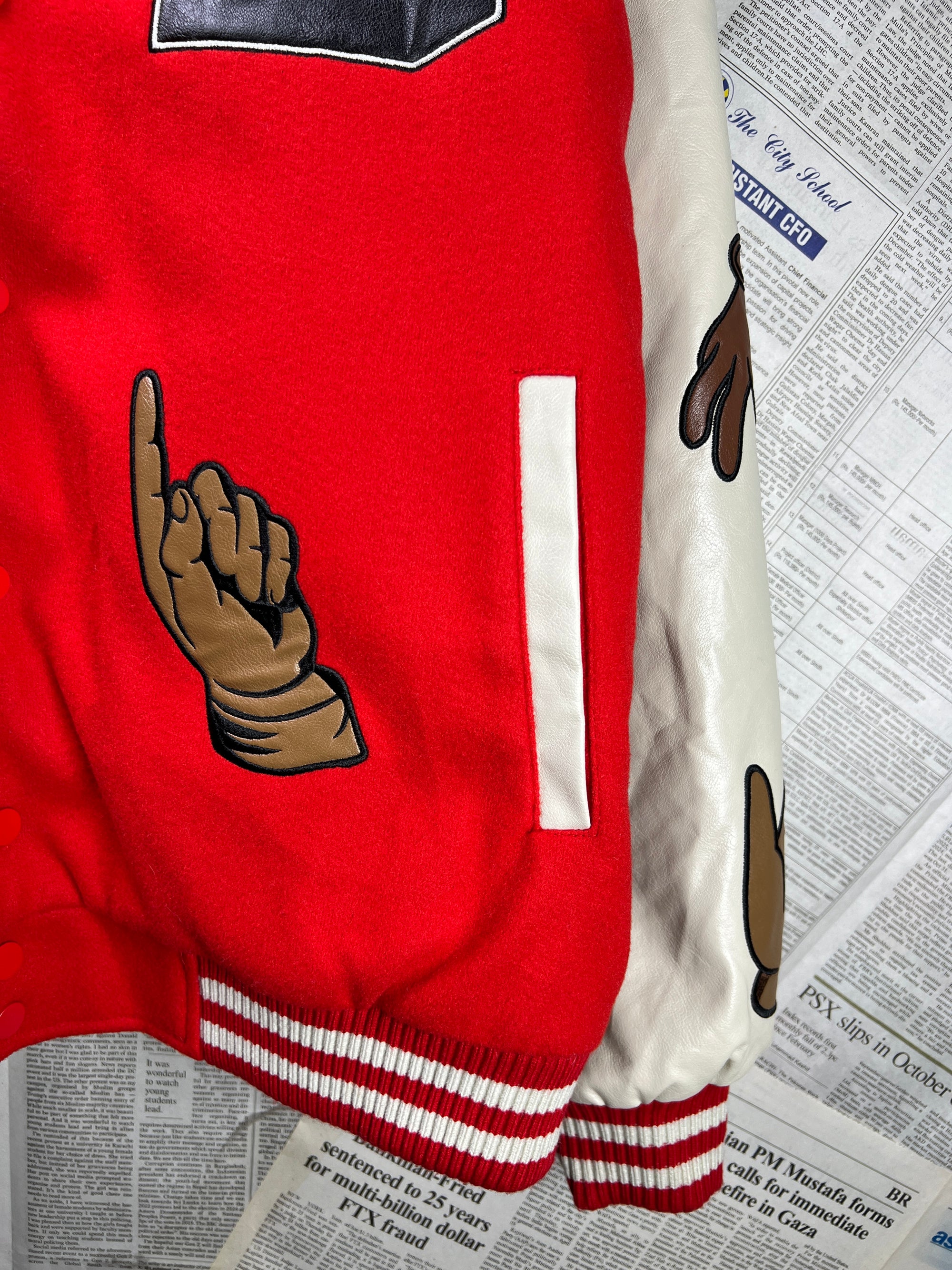 MAN® Small | Chest: 27 Oversize" | Red | Bomber Jacket | 1903 - Genuine Maal