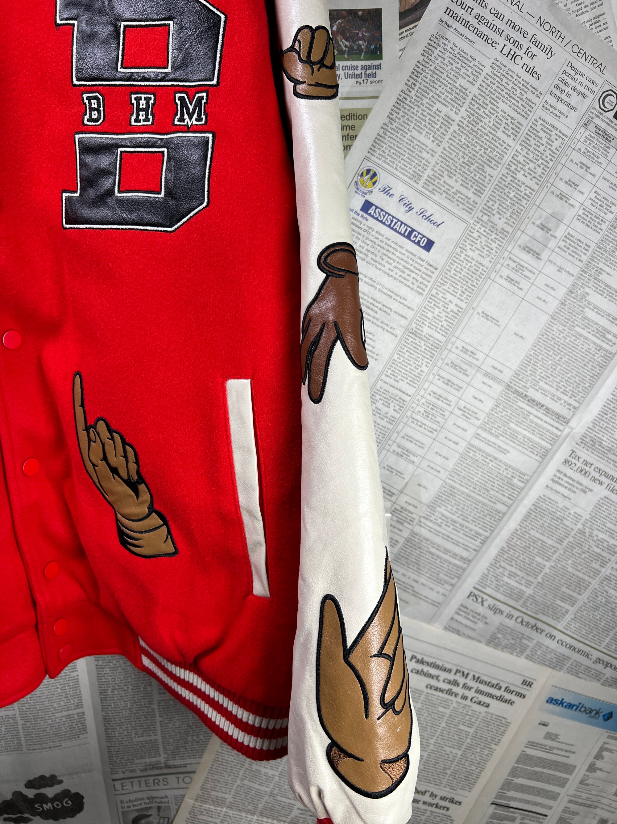 MAN® Small | Chest: 27 Oversize" | Red | Bomber Jacket | 1903 - Genuine Maal