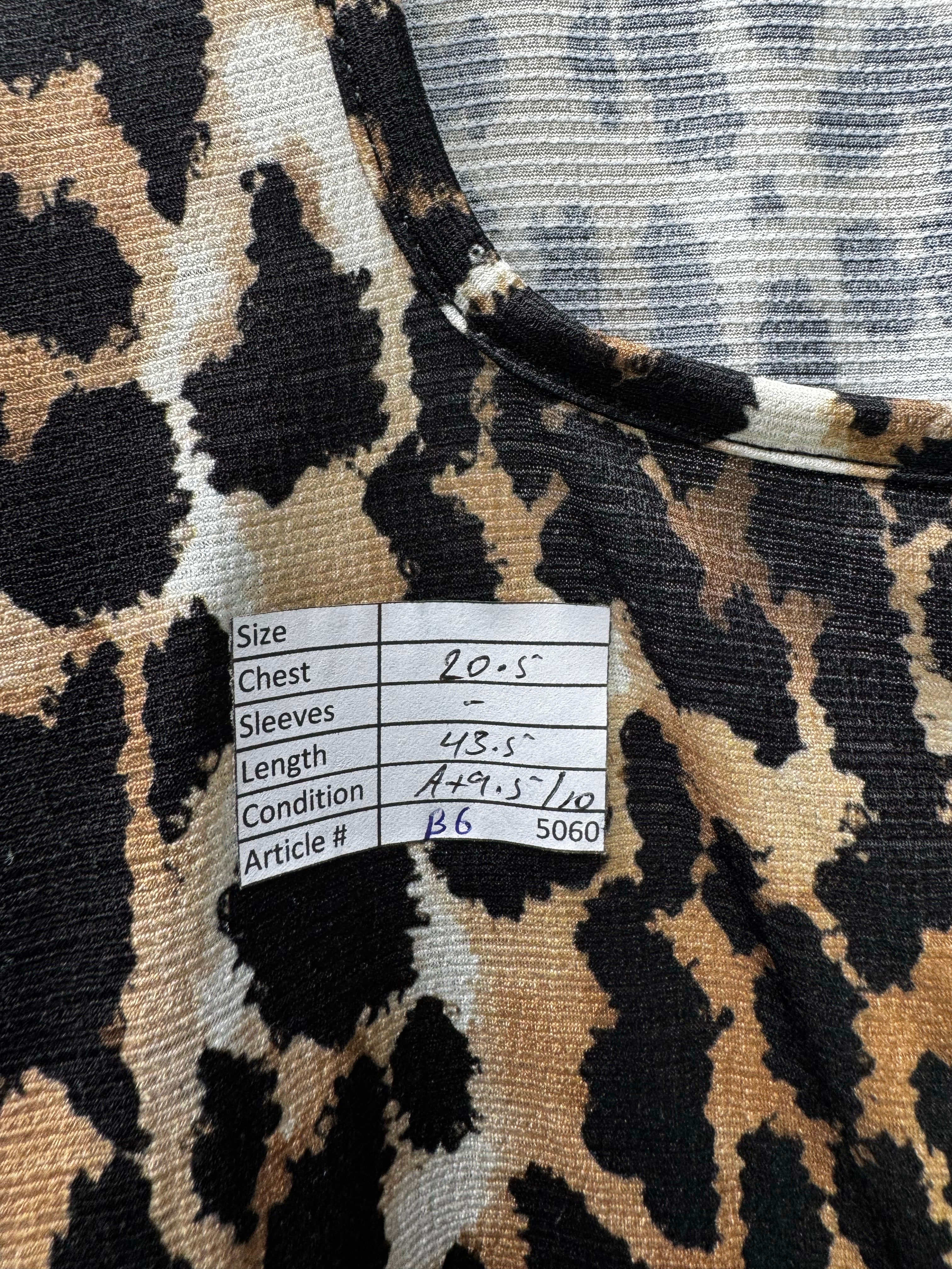 Boohoo® Large | Bust: 20.5" | Leopard | Midi Dress | B6 - 5060 - Genuine Maal