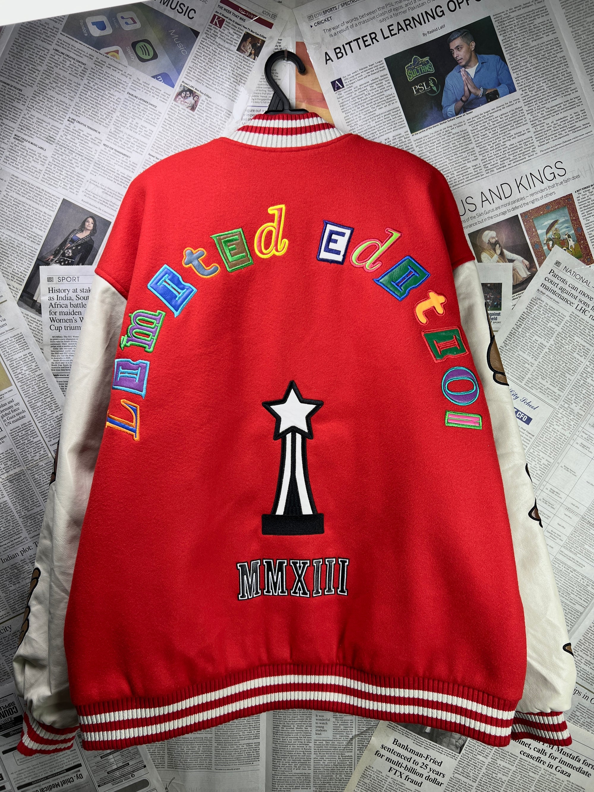 MAN® Small | Chest: 27 Oversize" | Red | Bomber Jacket | 1903 - Genuine Maal