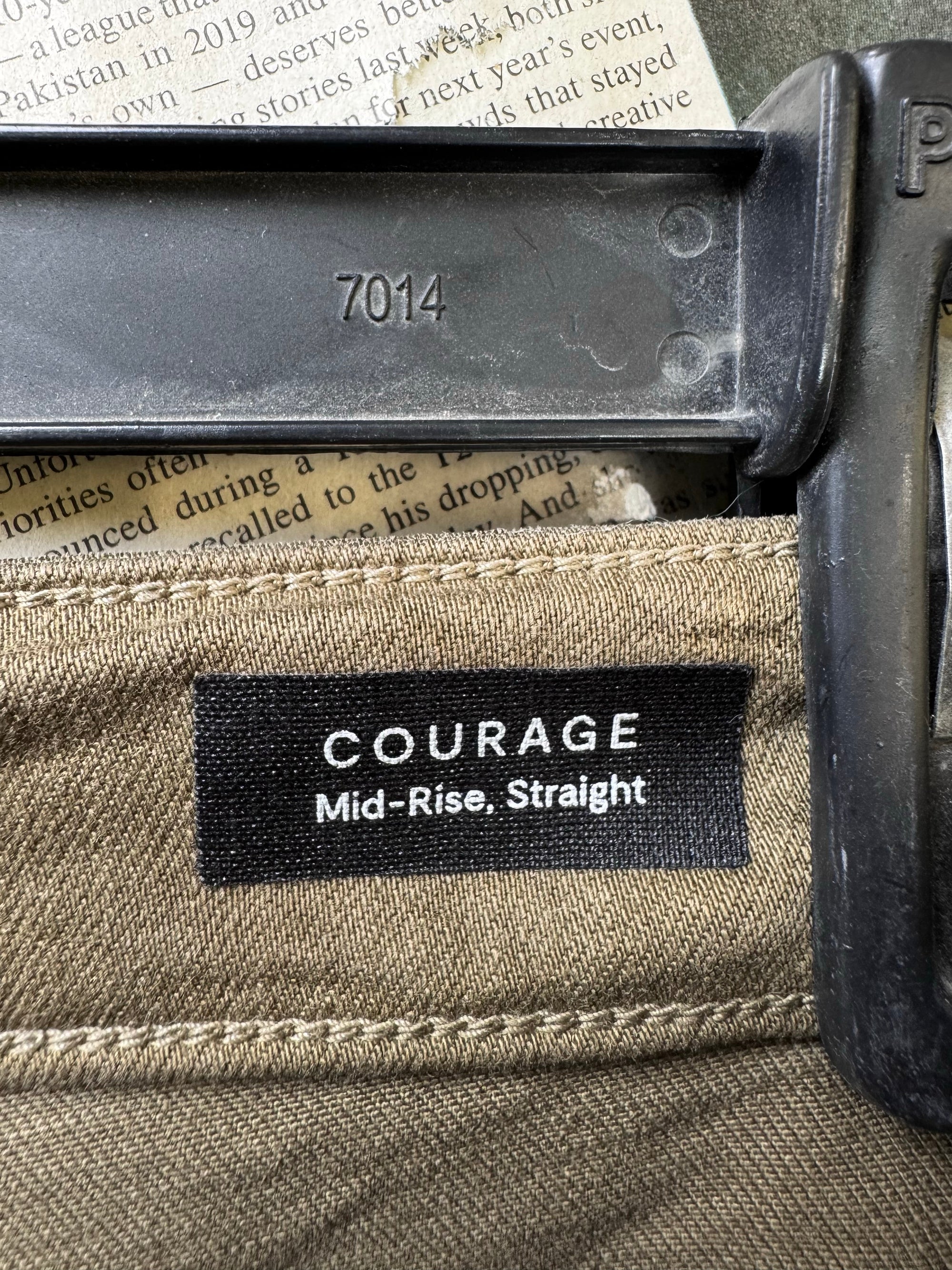 34 Heritage® Waist: 34" | Brown | Straight Fit Denim Pants | 1408 - Genuine Maal