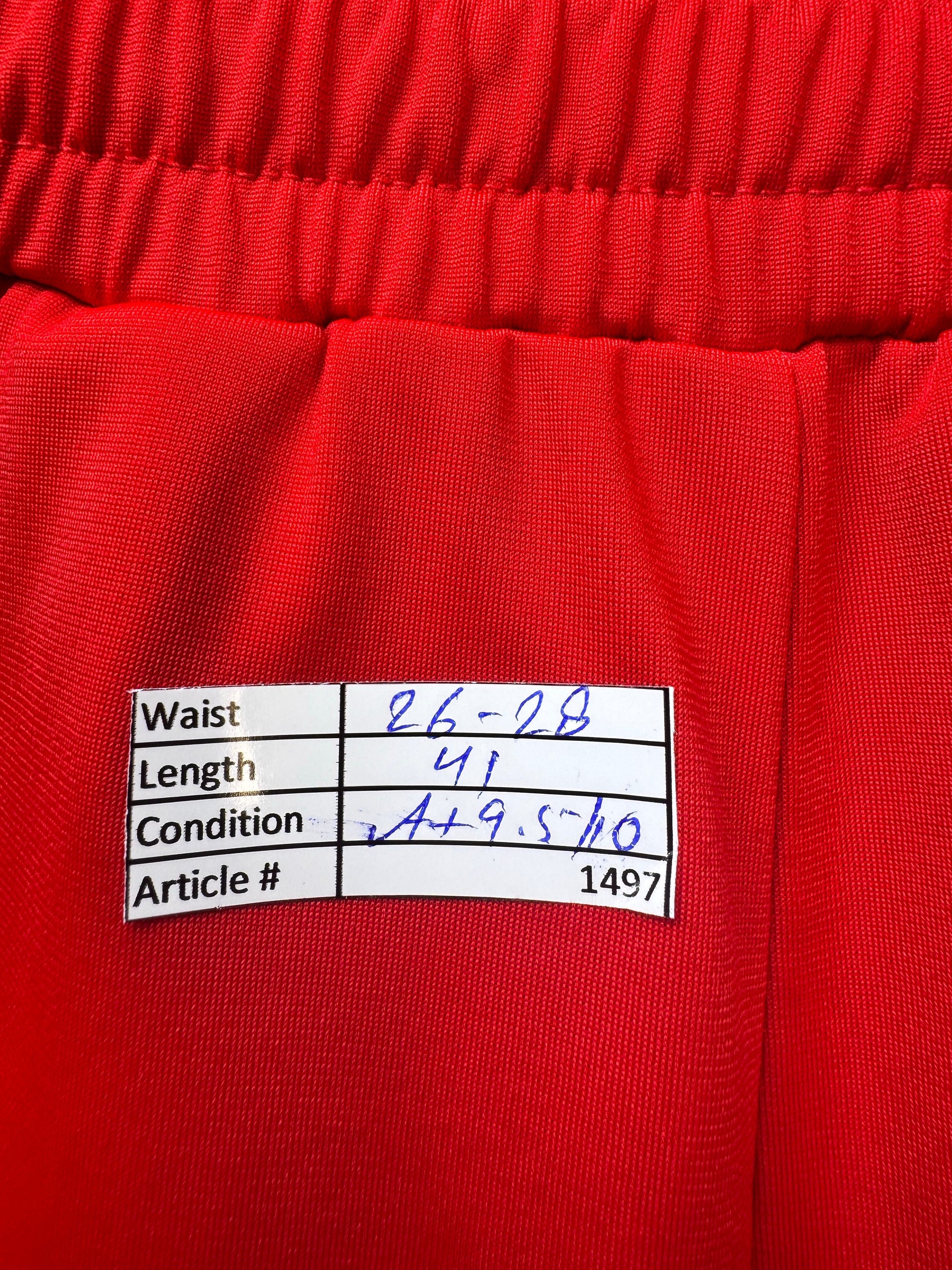 P*ma® Waist: 26" to 28" | Red | Sports Trousers | Poly | 1497 - Genuine Maal