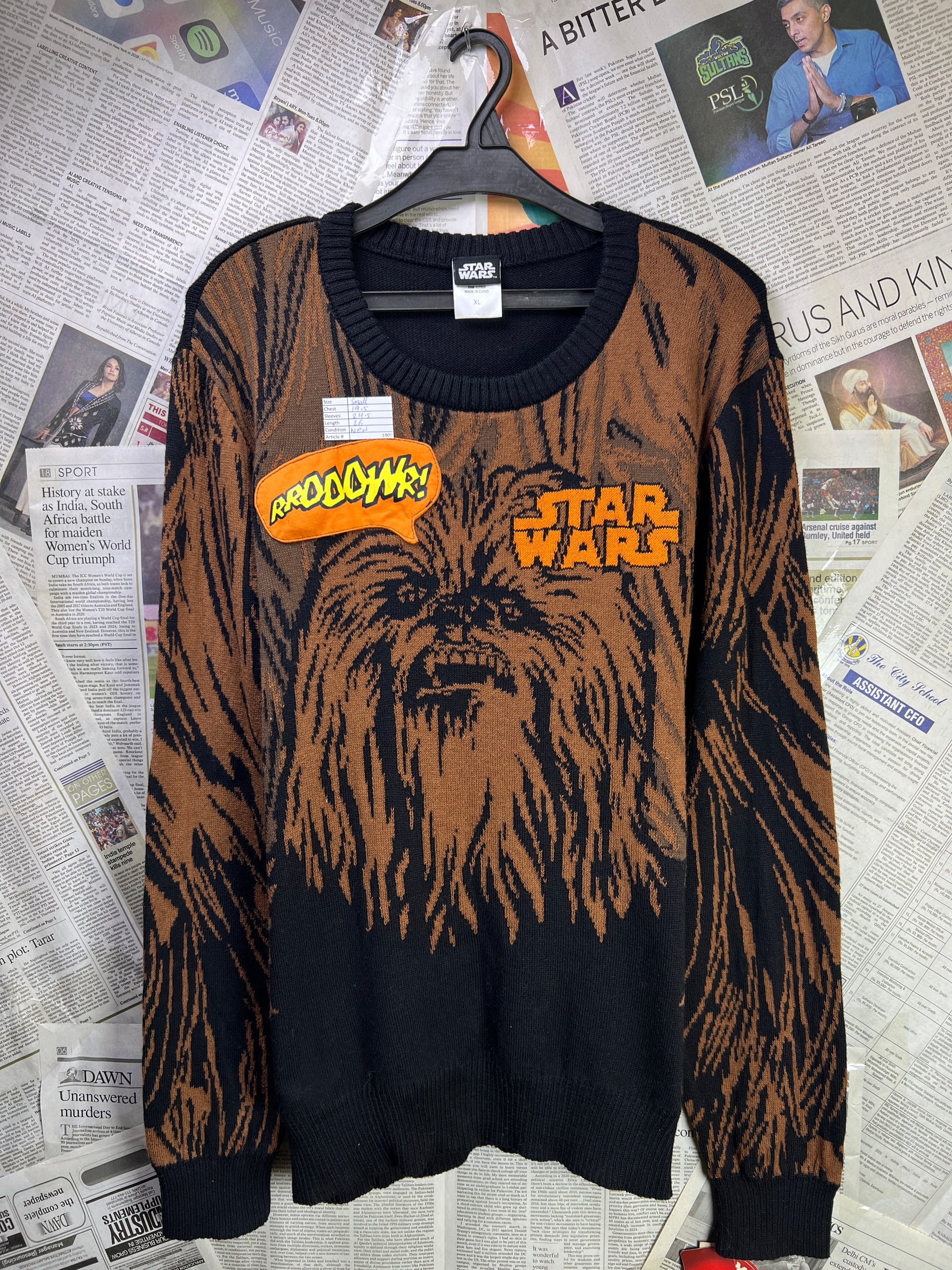 Star Wars® Small | Chest: 19.5" | Comic | Sweat Shirt | Cotton Poly | 1909 - Genuine Maal
