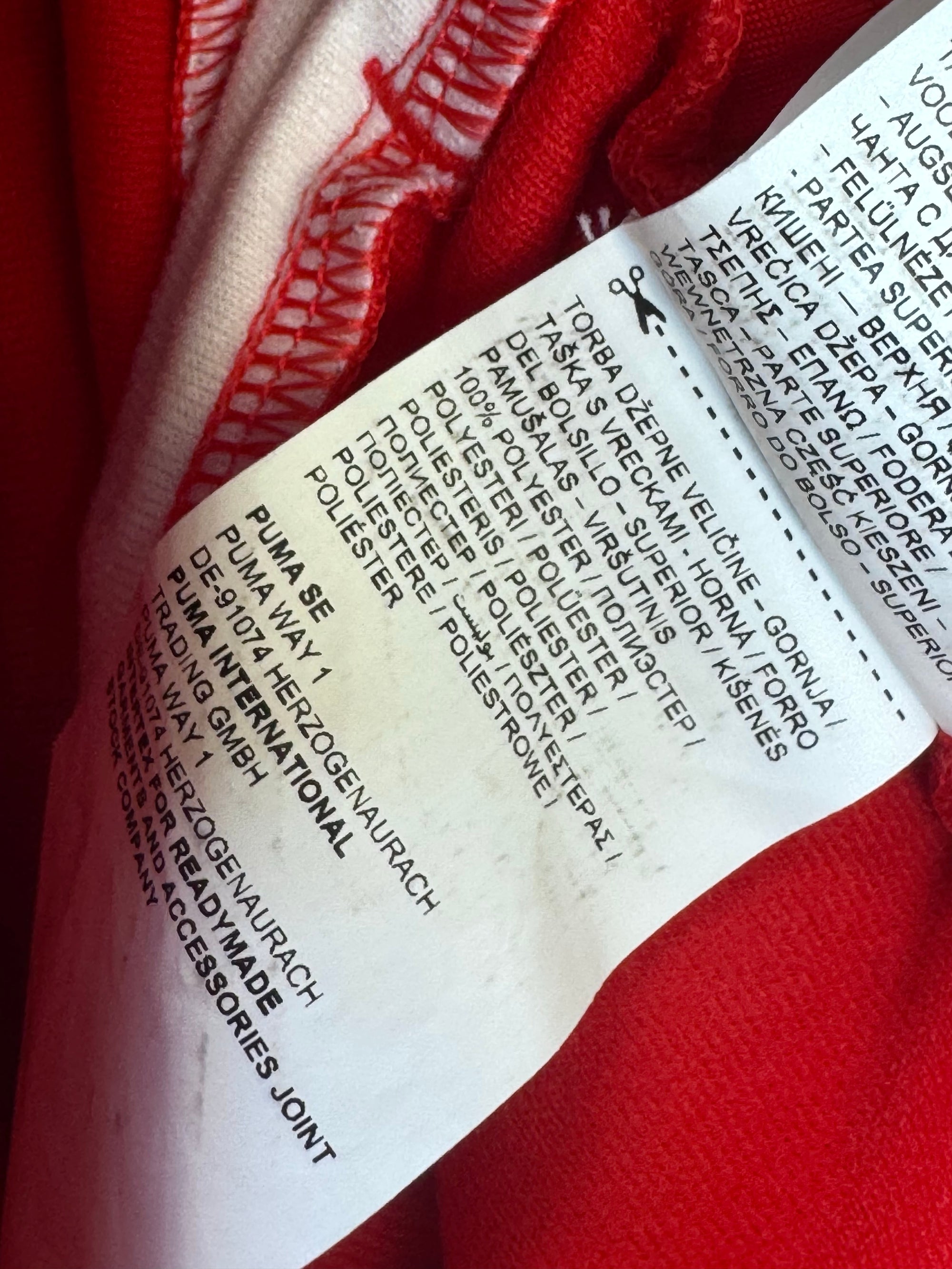 P*ma® Waist: 26" to 28" | Red | Sports Trousers | Poly | 1497 - Genuine Maal