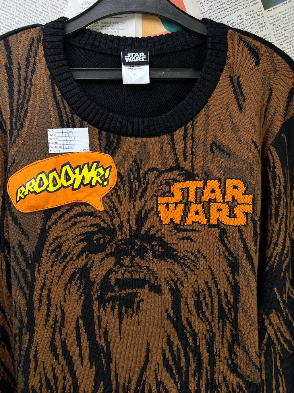 Star Wars® Small | Chest: 19.5" | Comic | Sweat Shirt | Cotton Poly | 1909 - Genuine Maal
