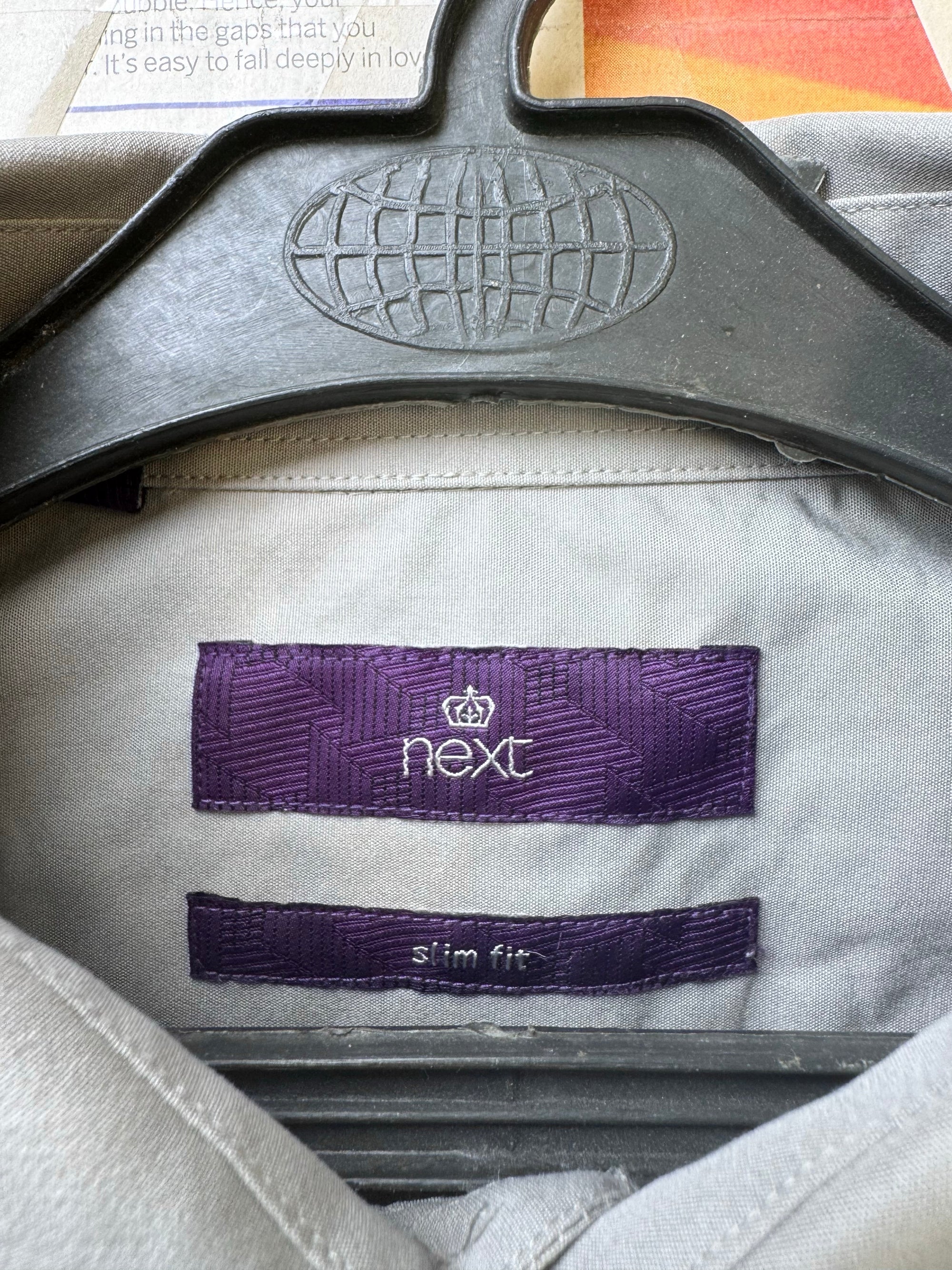 Next® Small | Chest: 19" | Grey | Shirt | Cotton | 3848 - Genuine Maal