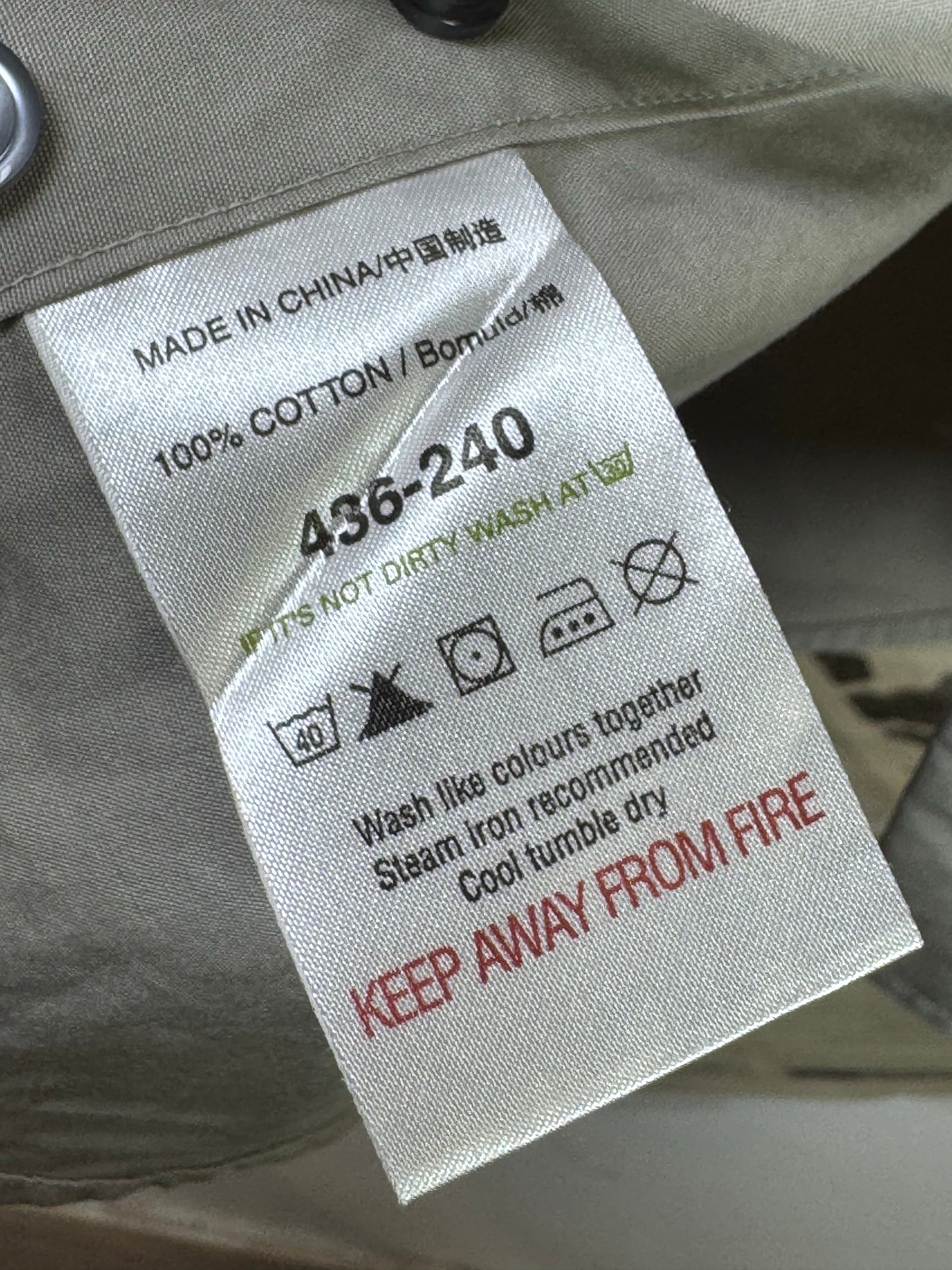 Next® Small | Chest: 19" | Grey | Shirt | Cotton | 3848 - Genuine Maal