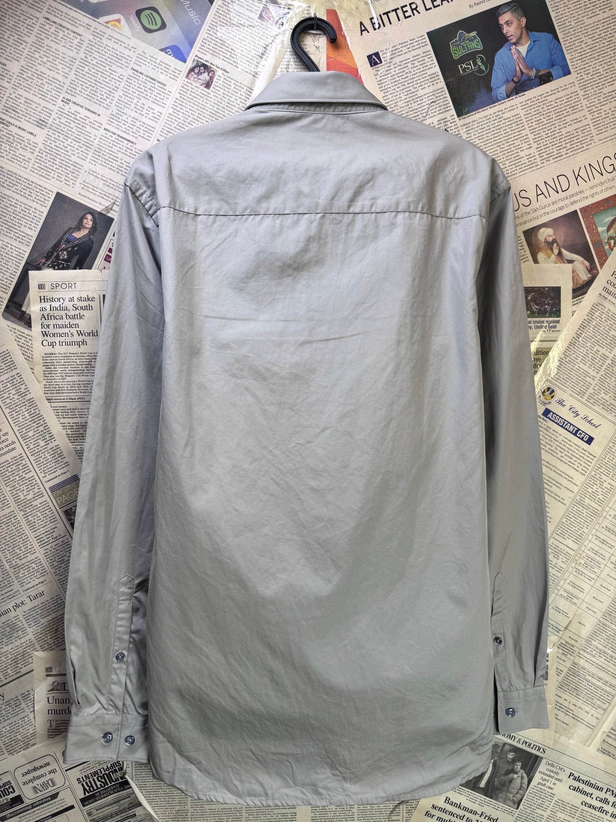 Next® Small | Chest: 19" | Grey | Shirt | Cotton | 3848 - Genuine Maal