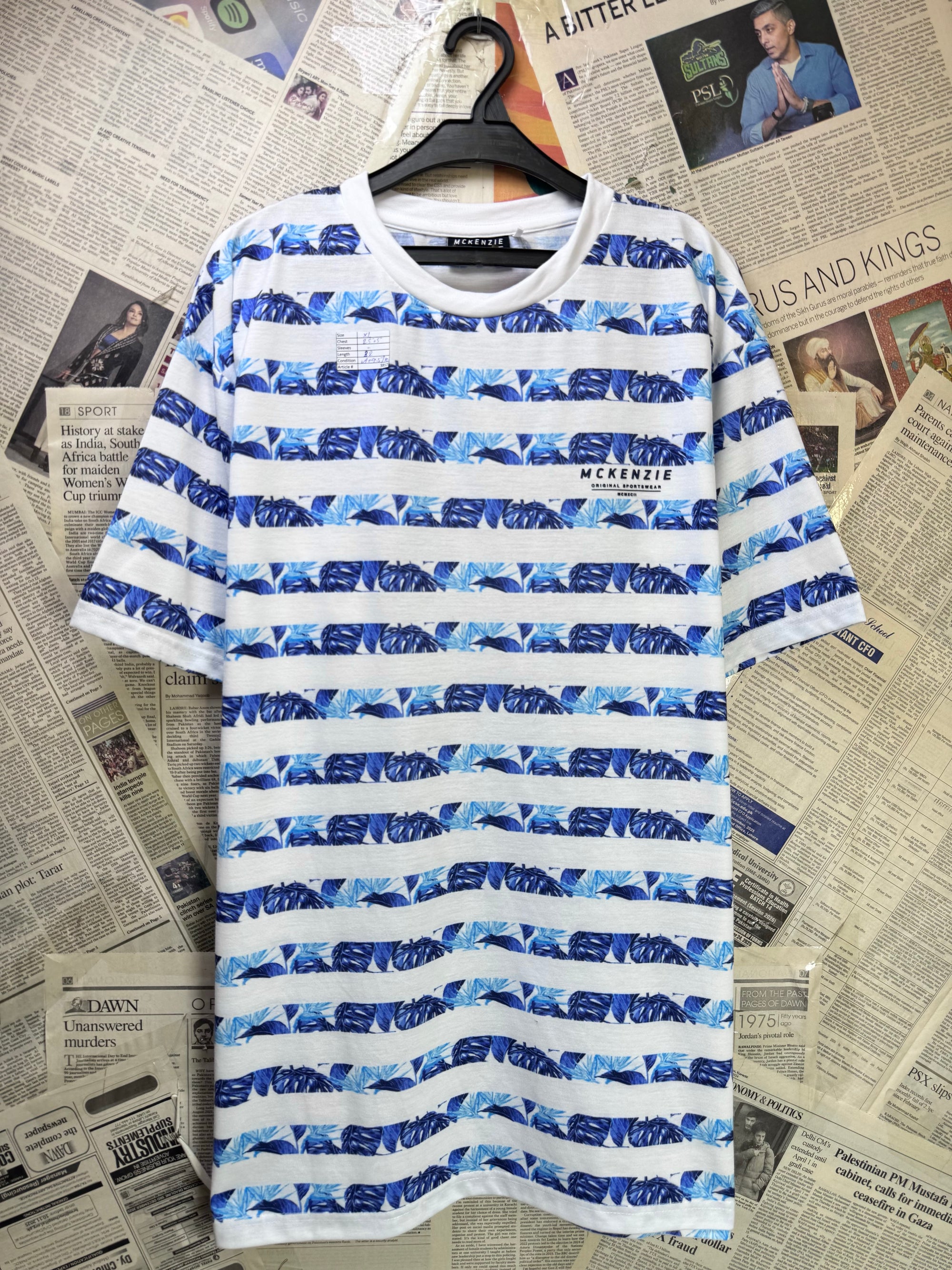 Mckenzie® XL | Chest: 25.5" | Floral | T-Shirt | Poly | 3857 - Genuine Maal