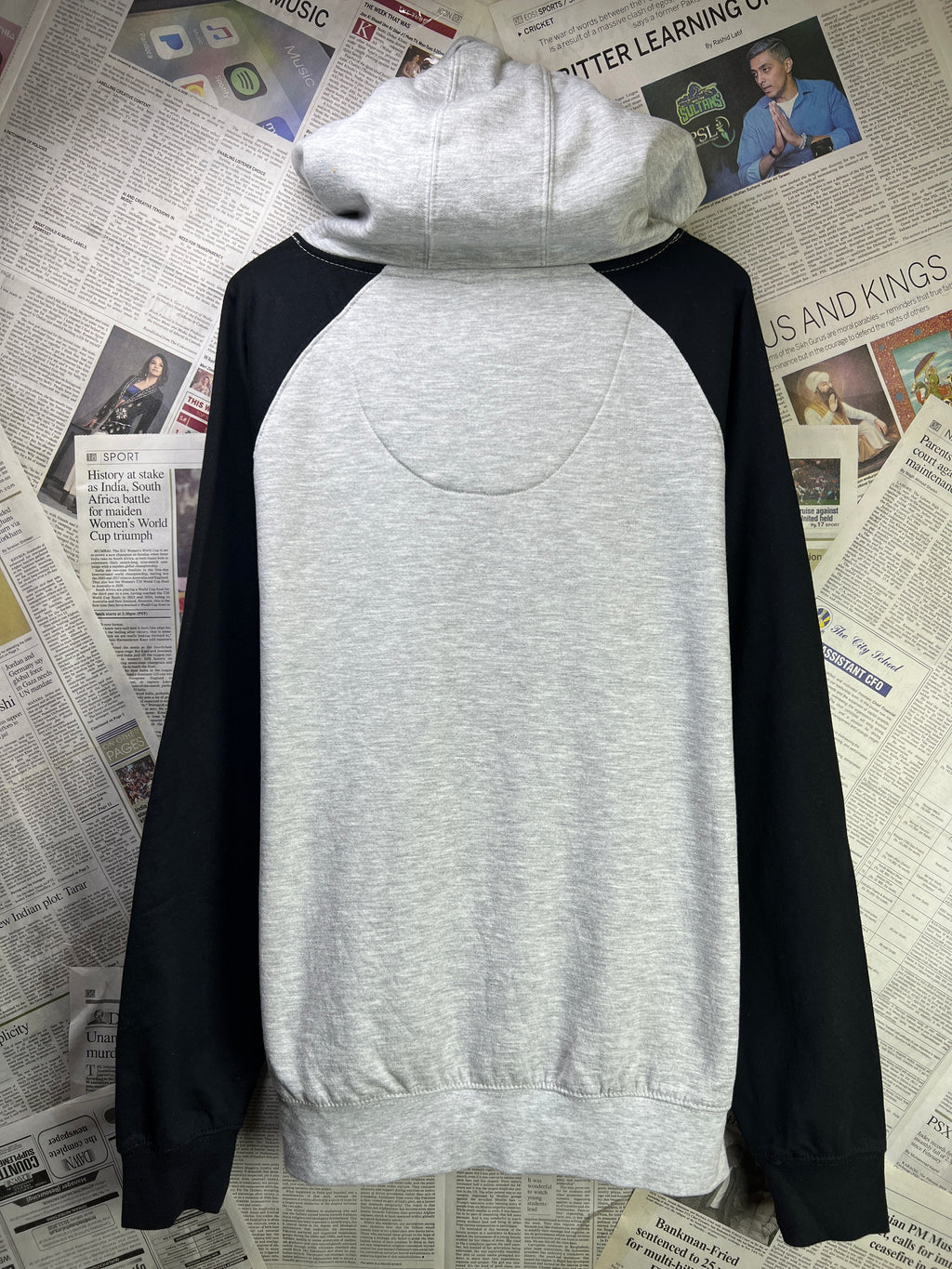 BSNSPORTS® Large | Chest: 24" | Grey | Hoodie | Cotton - Poly | 1917 - Genuine Maal