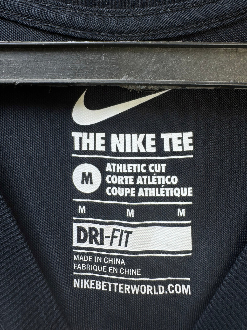 N*ke® Small | Chest: 19.5" | Black | Dri - Fit Sports T-Shirt | Cotton - Poly | 3858 - Genuine Maal