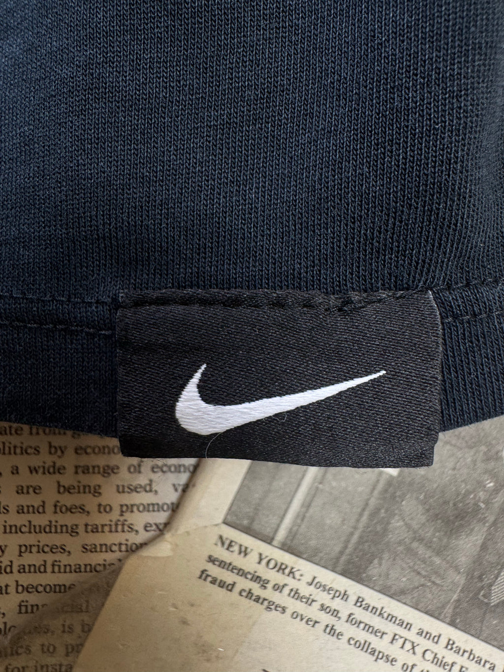 N*ke® Small | Chest: 19.5" | Black | Dri - Fit Sports T-Shirt | Cotton - Poly | 3858 - Genuine Maal