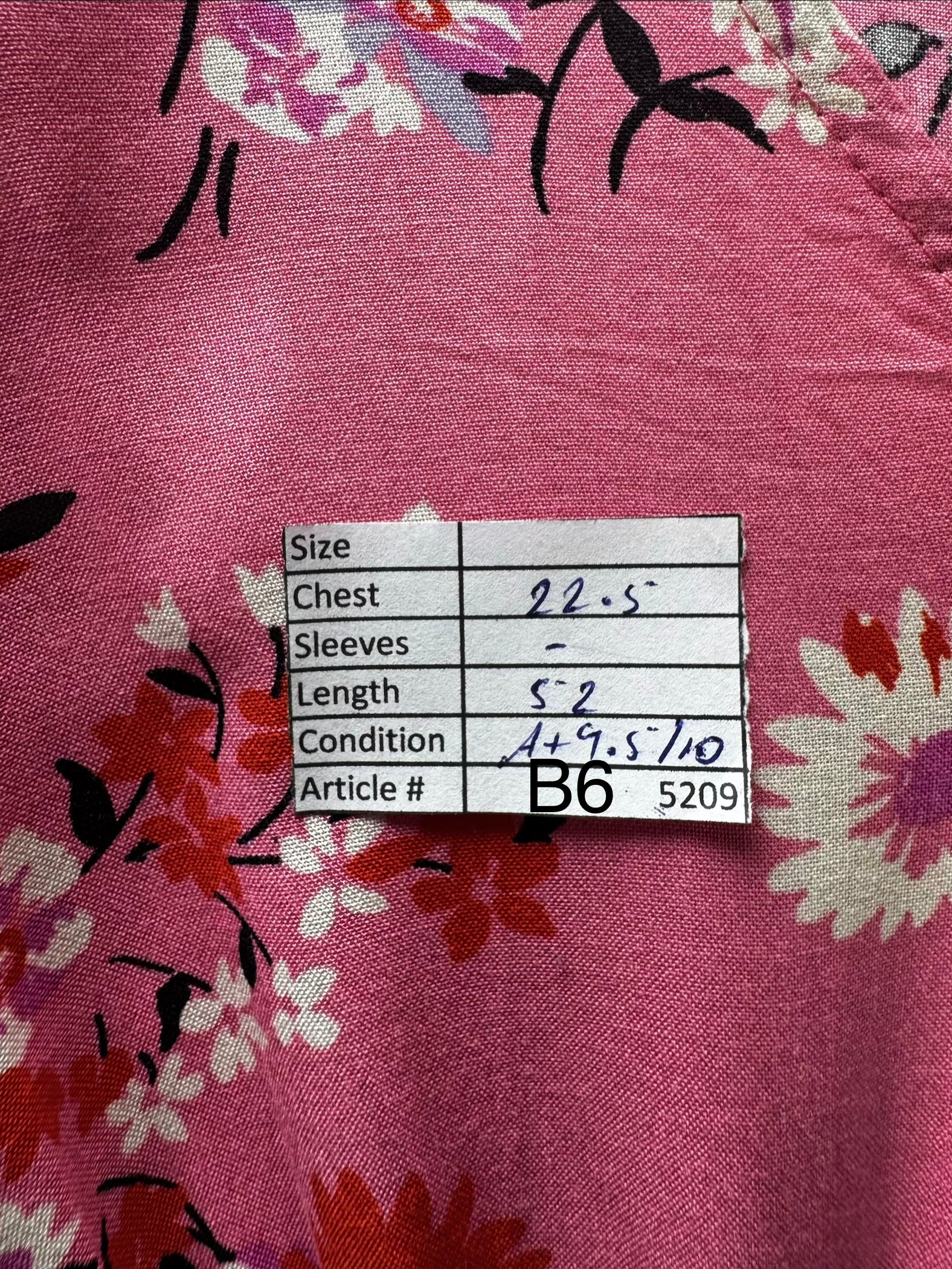 New Look® XL | Bust: 22.5" | Botanical Floral Pink Base | Maxi Dress | B6 - 5209 - Genuine Maal