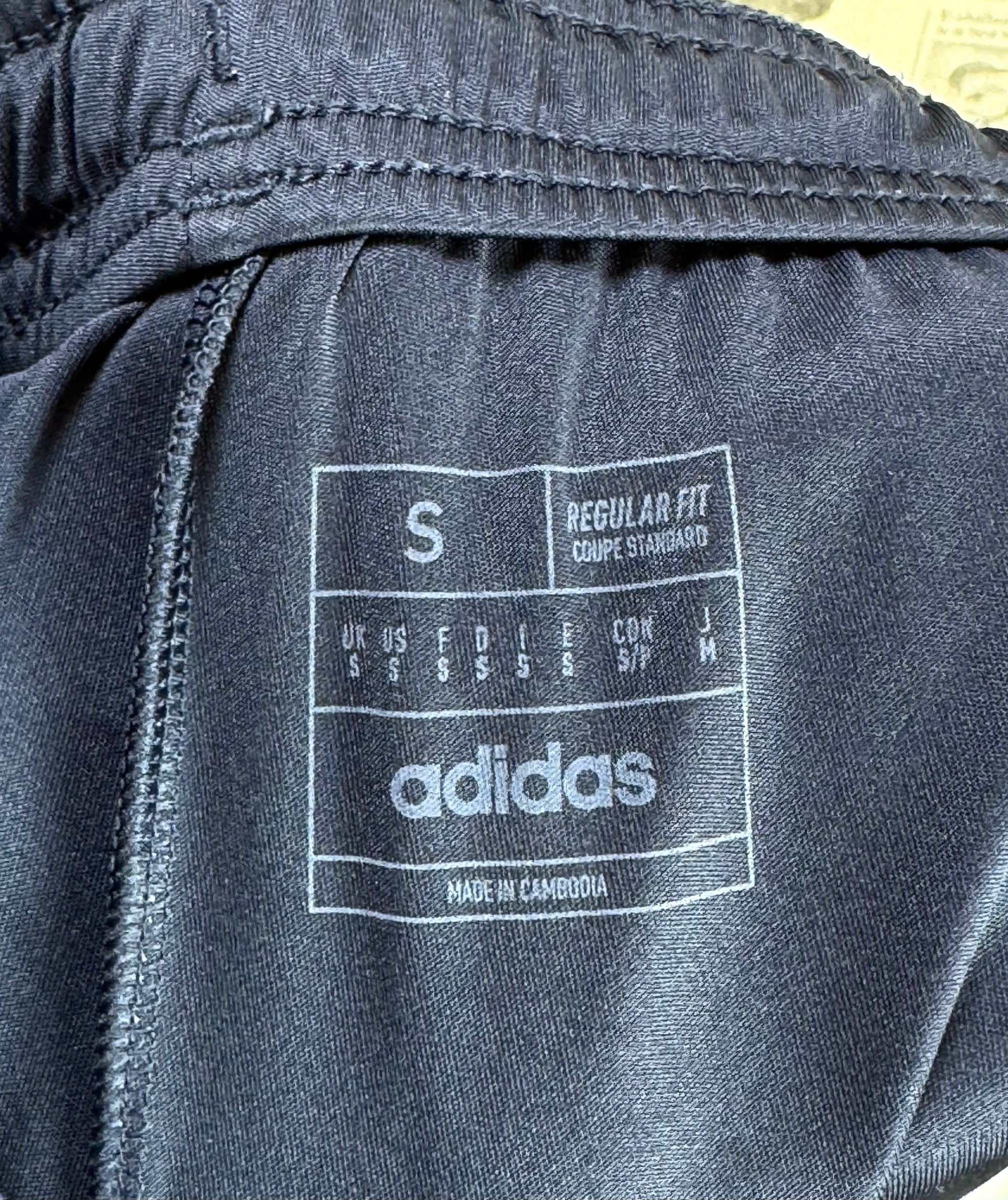 Adid*s® Waist: 28" to 30" | Navy Blue | Sports Shorts | Poly | 1488 - Genuine Maal