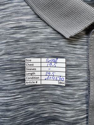 Mckenzie® Small | Chest: 19.5" | Heather Grey | Performace Polo | Poly - Elastane | 3864 - Genuine Maal