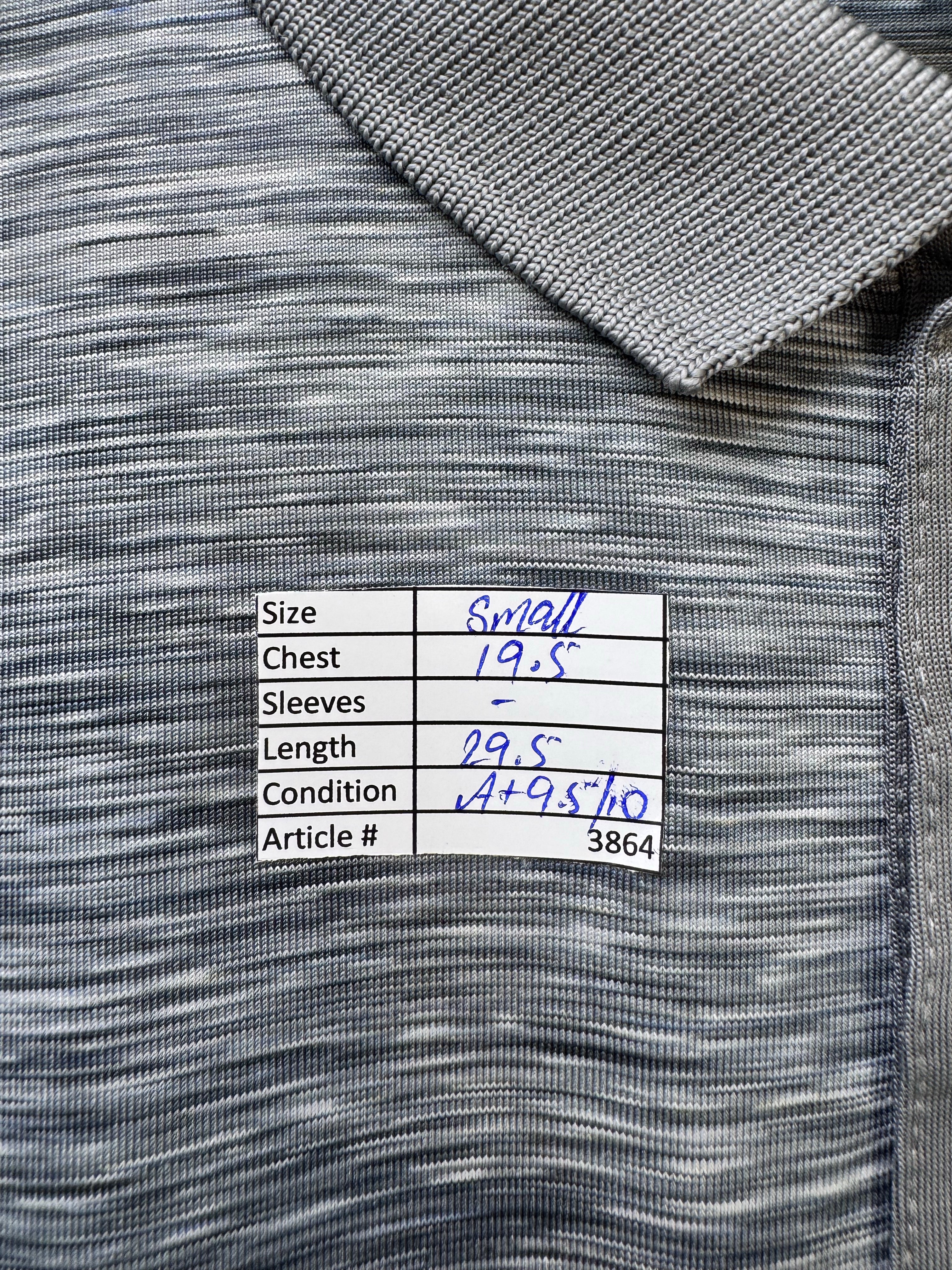 Mckenzie® Small | Chest: 19.5" | Heather Grey | Performace Polo | Poly - Elastane | 3864 - Genuine Maal