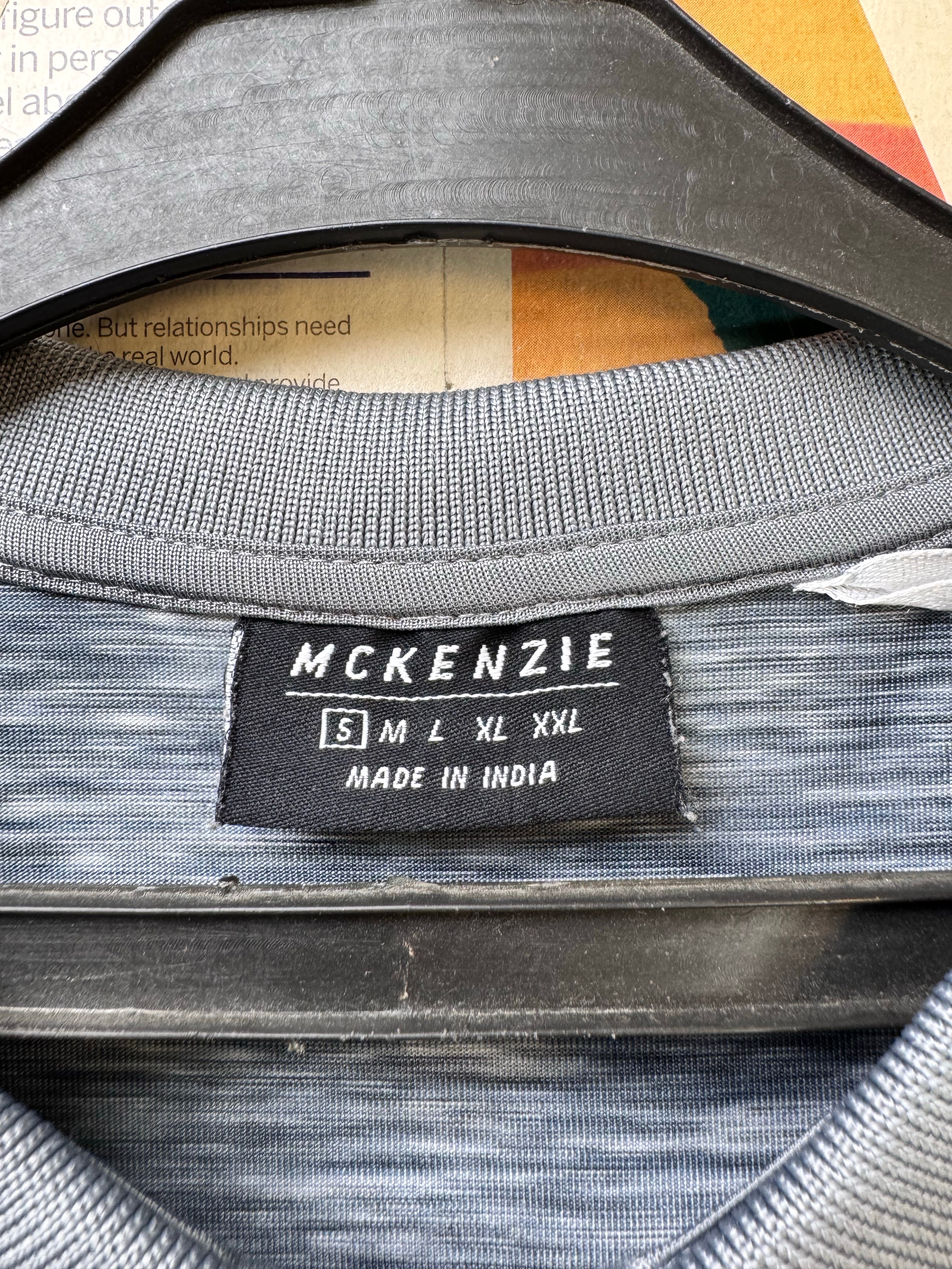 Mckenzie® Small | Chest: 19.5" | Heather Grey | Performace Polo | Poly - Elastane | 3864 - Genuine Maal