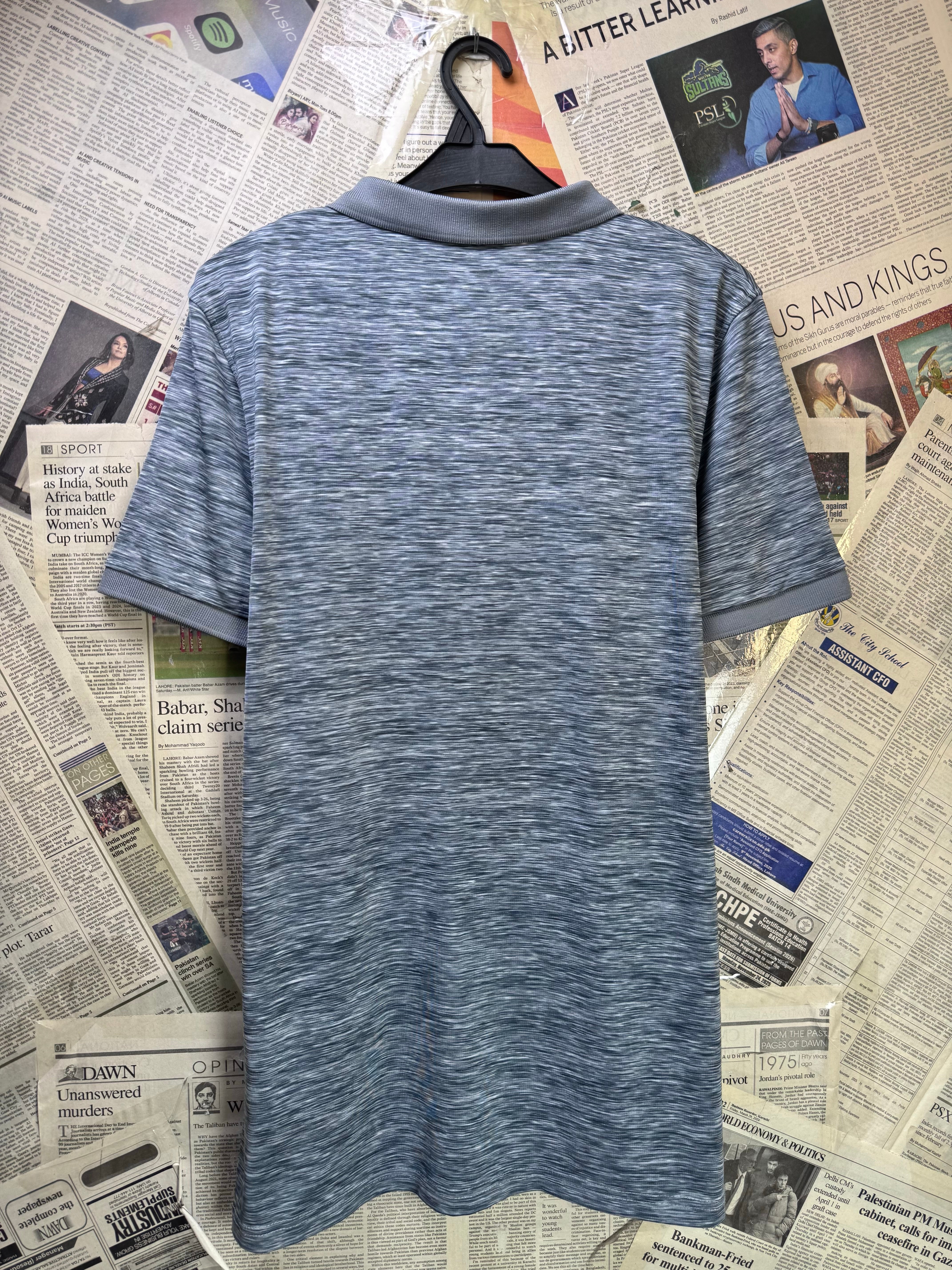 Mckenzie® Small | Chest: 19.5" | Heather Grey | Performace Polo | Poly - Elastane | 3864 - Genuine Maal