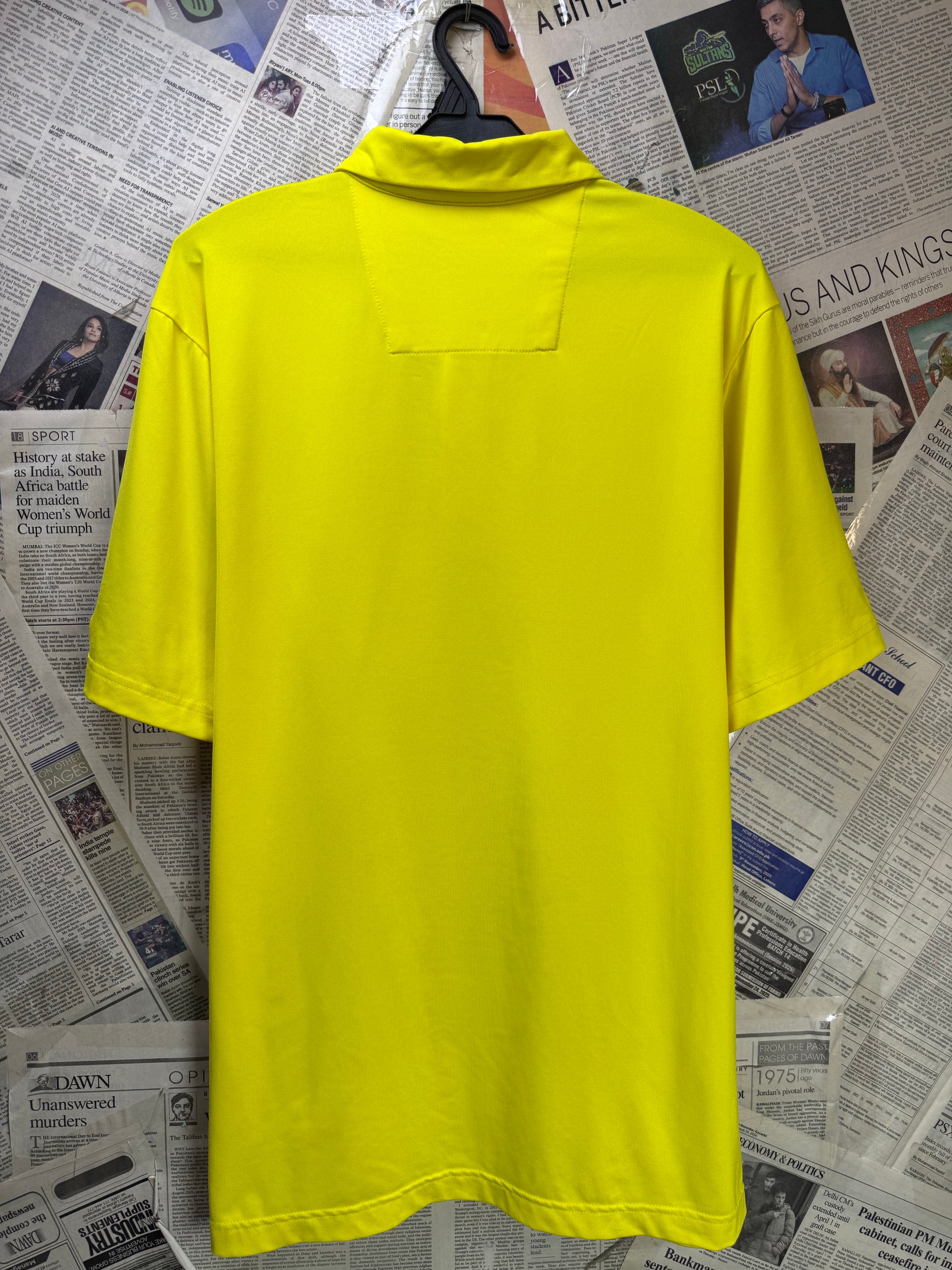 Antigua® Medium | Chest: 21.5" | Yellow | Golf Polo | Poly - Spandex | 3863 - Genuine Maal