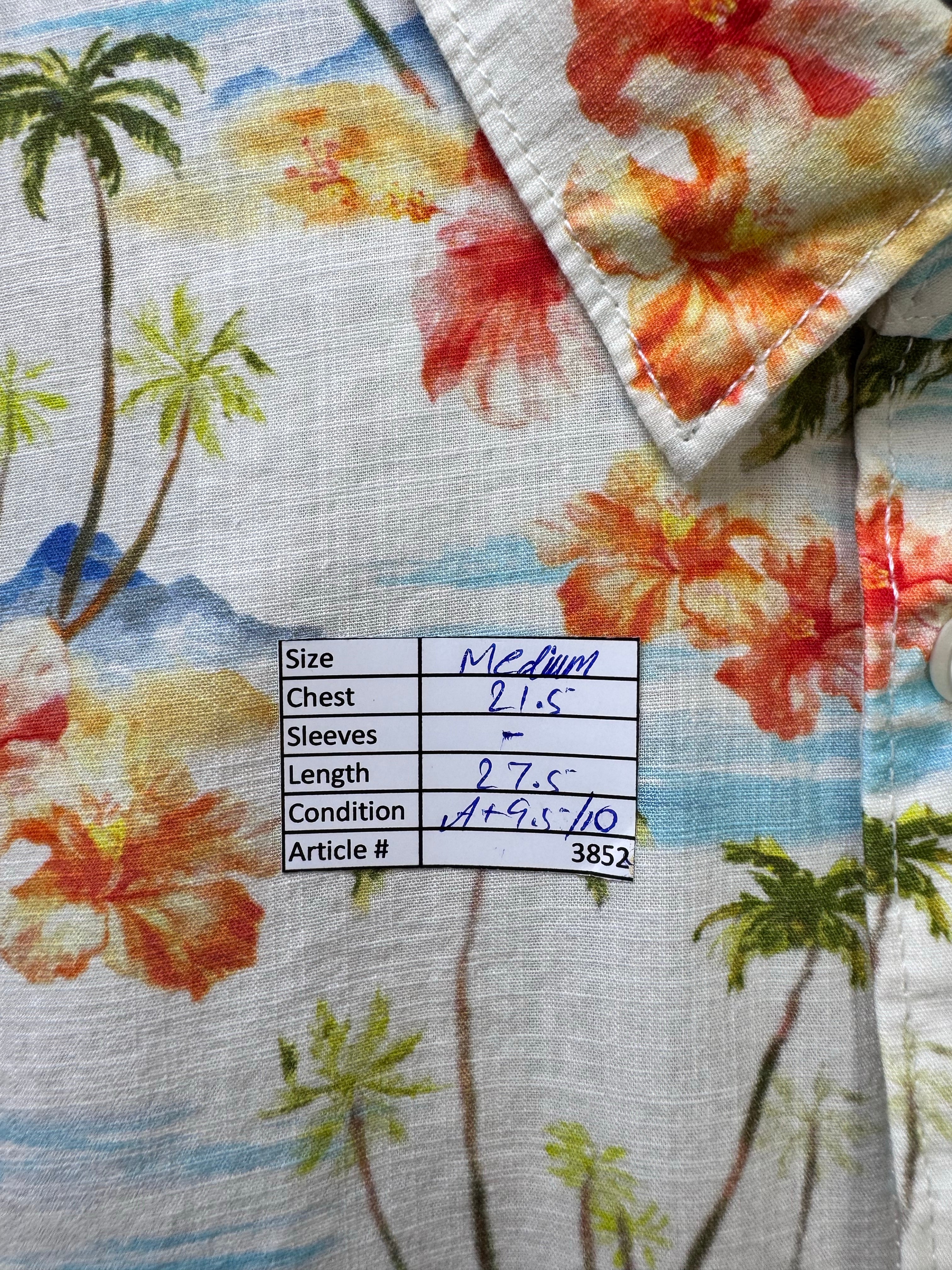 Easy® Medium | Chest: 21.5" | Floral | Shirt | Cotton | 3852 - Genuine Maal