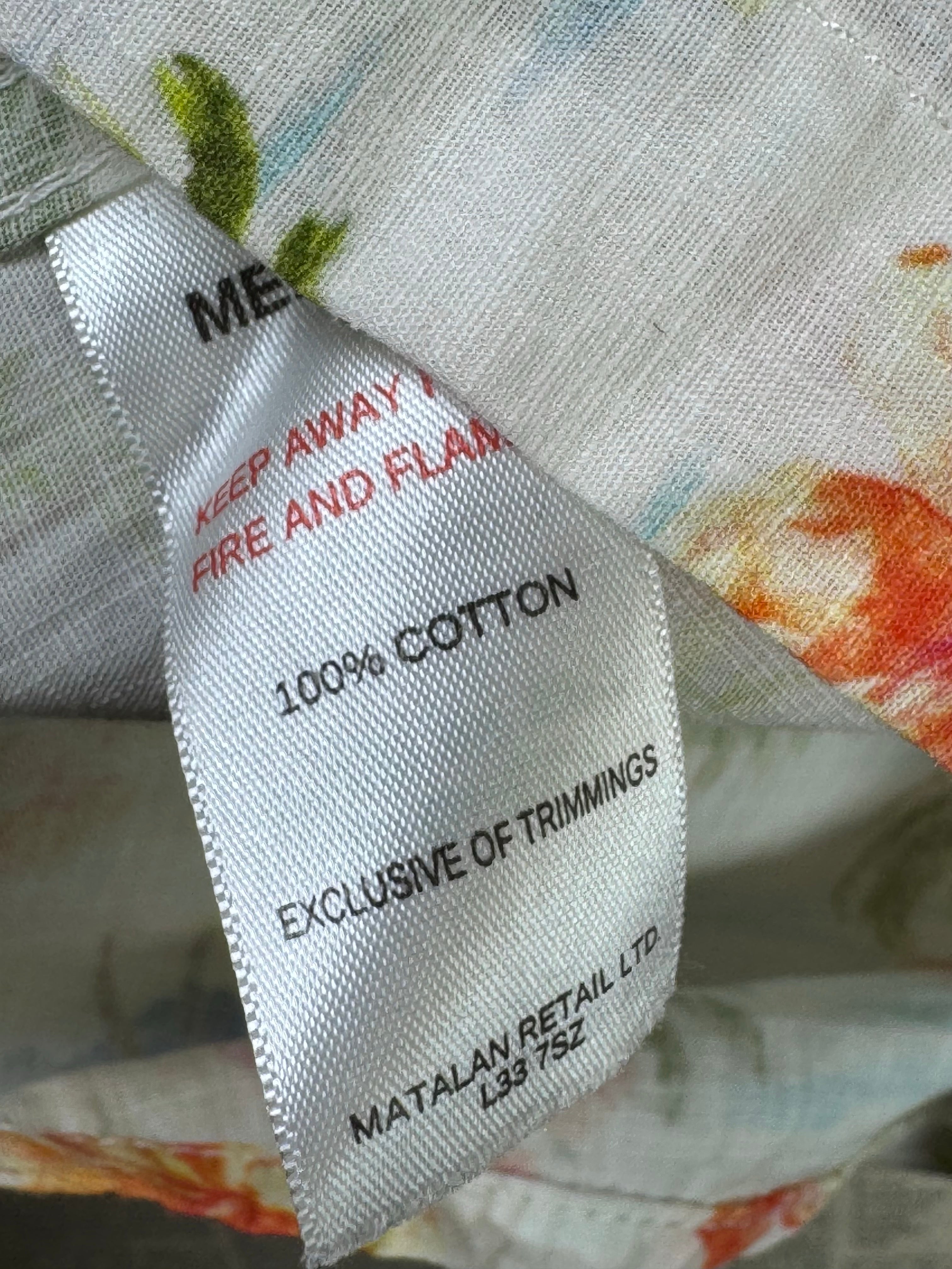 Easy® Medium | Chest: 21.5" | Floral | Shirt | Cotton | 3852 - Genuine Maal