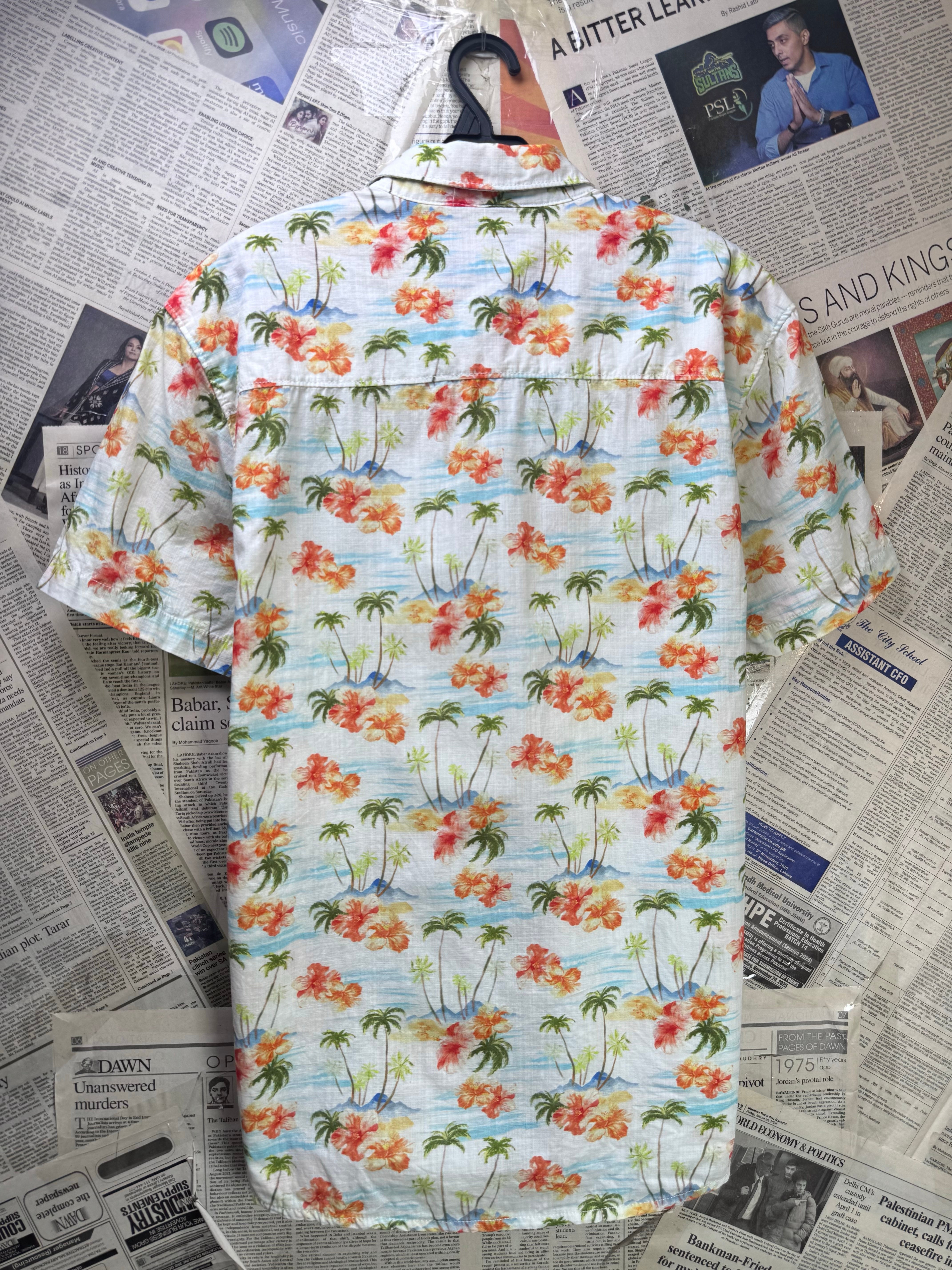 Easy® Medium | Chest: 21.5" | Floral | Shirt | Cotton | 3852 - Genuine Maal