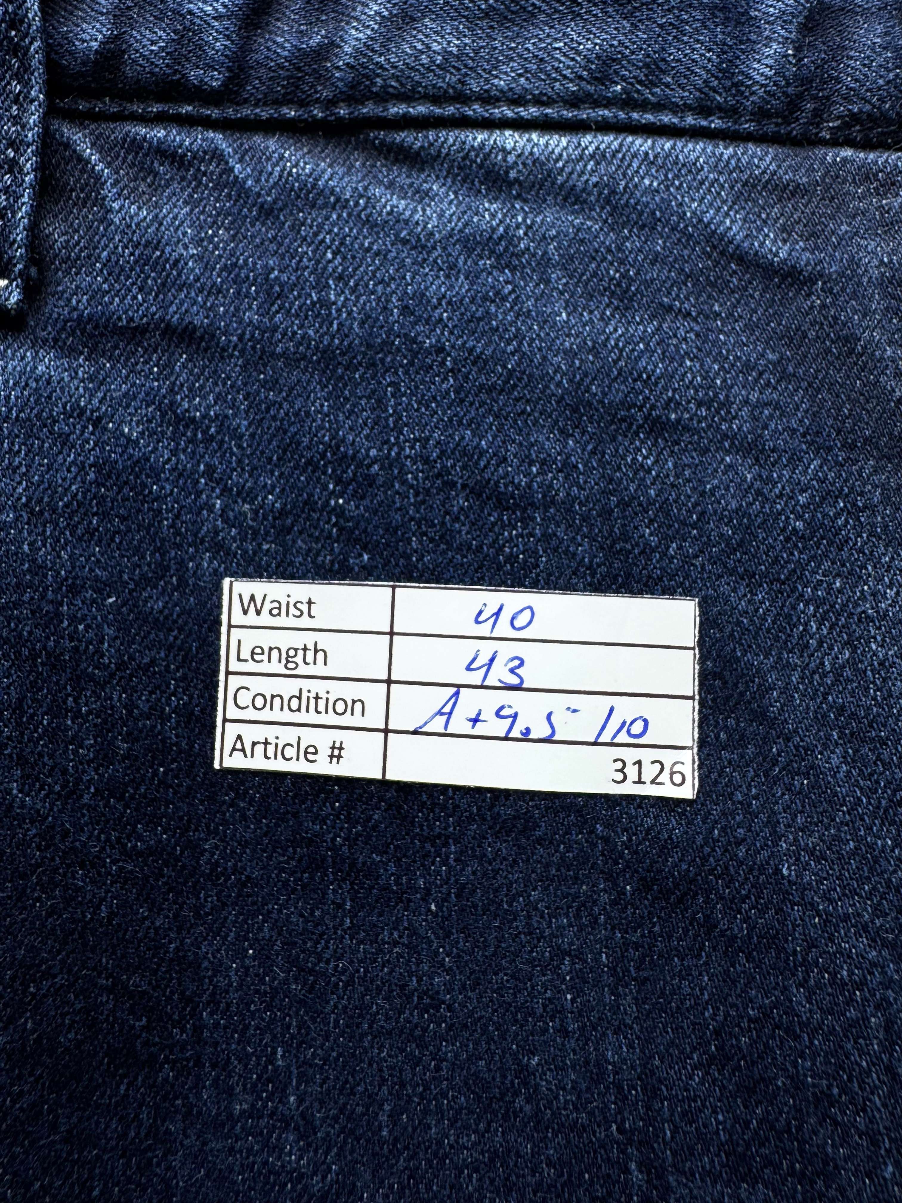 Armani Jeans® Waist: 40" | Blue | Extra Slim Denim Pants | Cotton - Elastane | 3126 - Genuine Maal