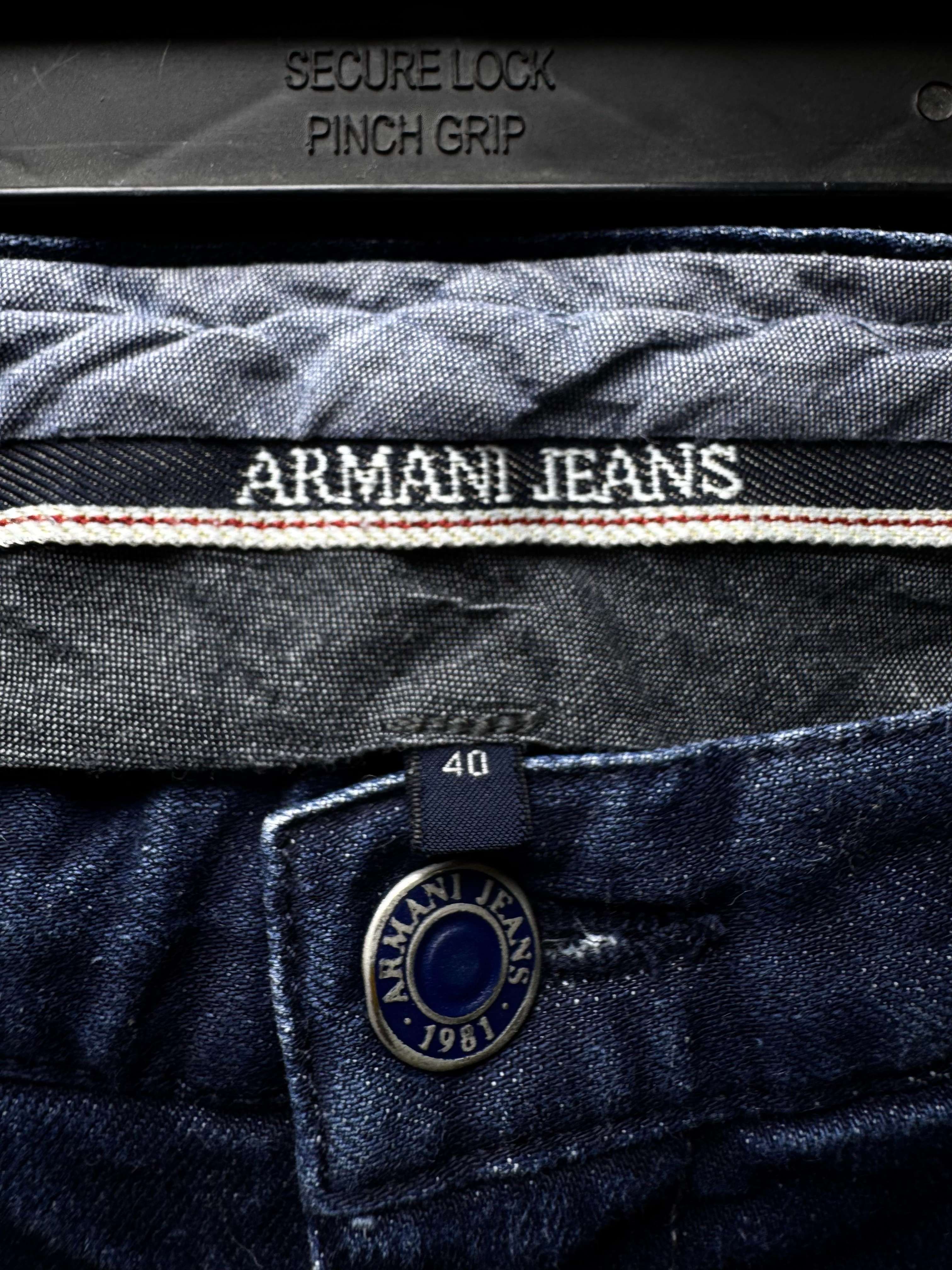 Armani Jeans® Waist: 40" | Blue | Extra Slim Denim Pants | Cotton - Elastane | 3126 - Genuine Maal