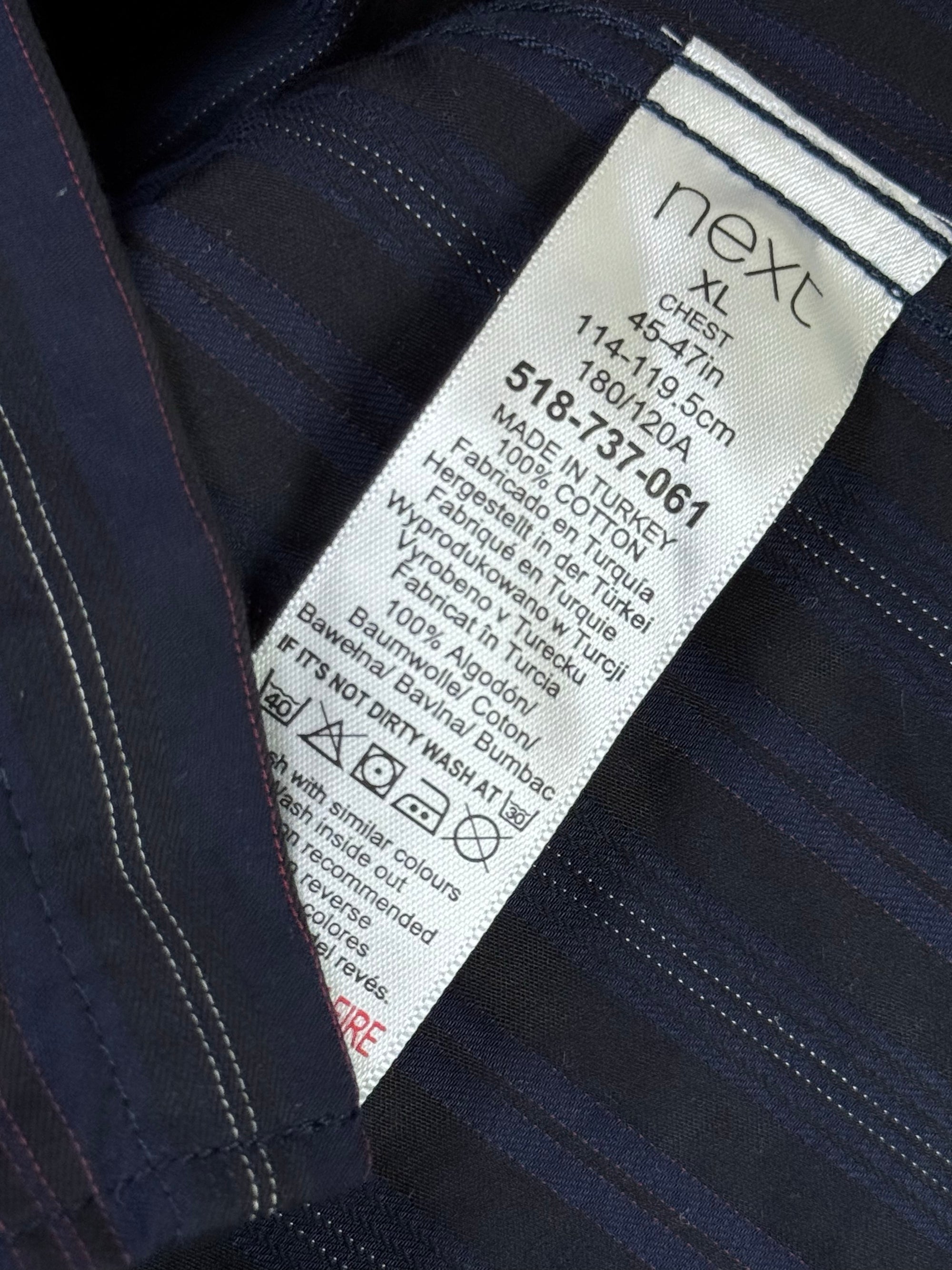 Next® XL | Chest: 25" | Stripe | Shirt | Cotton | 4063 - Genuine Maal