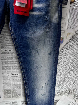 DSquared2® Waist: 30" to 32" | Blue | Denim Pants | Cotton - Lycra | 3140 - Genuine Maal