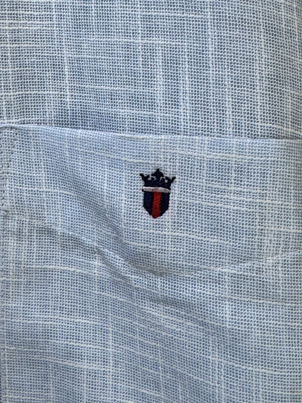 Louis Philippe® L/XL | Chest: 24.5" | Light Blue | Shirt | Cotton | 4064 - Genuine Maal