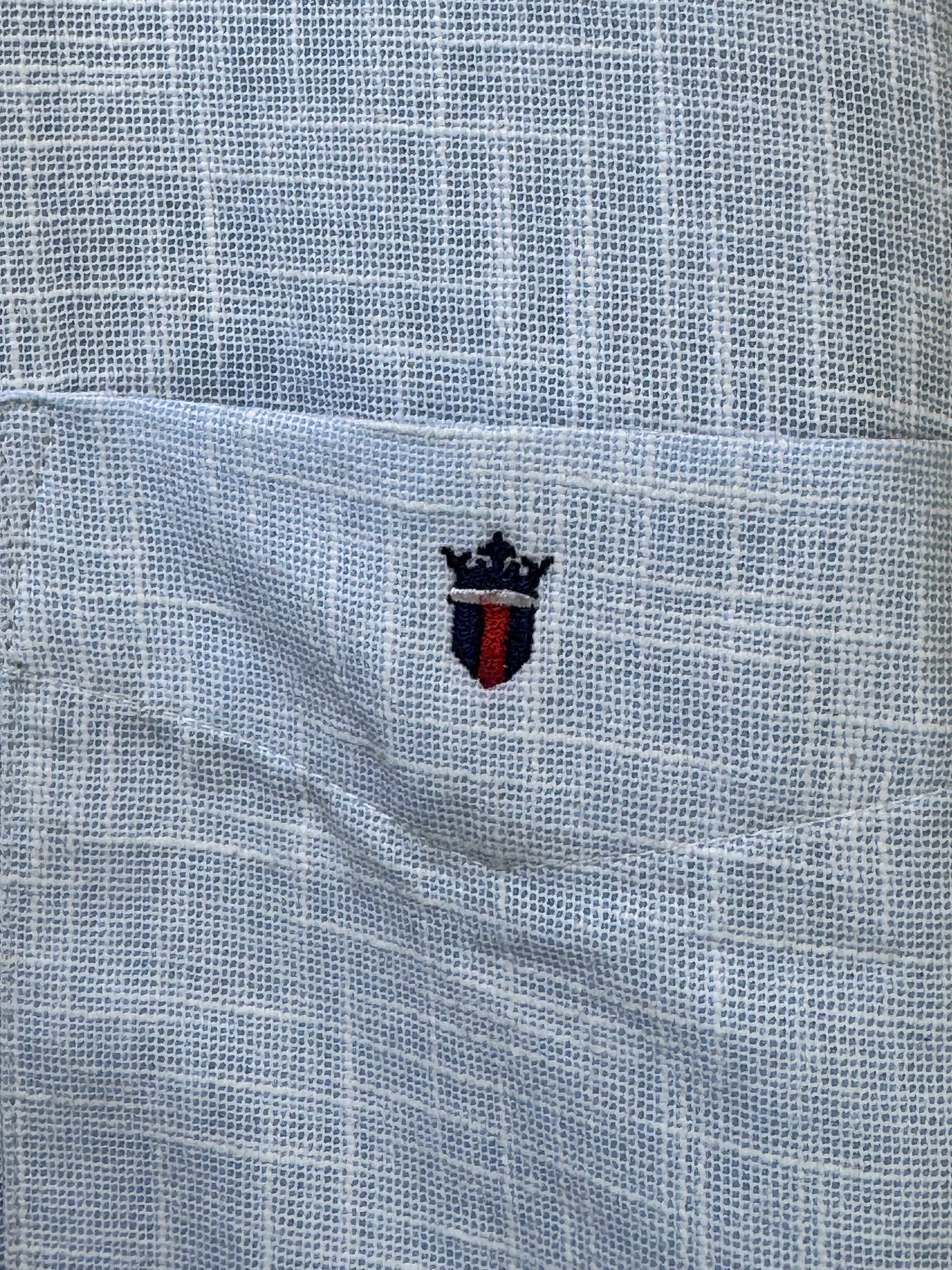 Louis Philippe® L/XL | Chest: 24.5" | Light Blue | Shirt | Cotton | 4064 - Genuine Maal