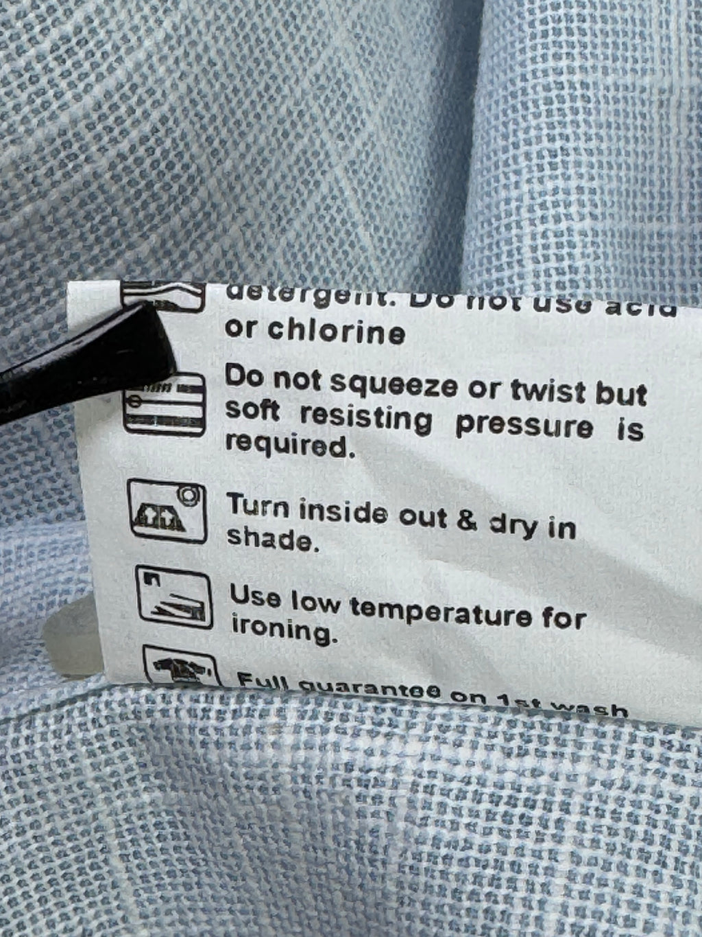 Louis Philippe® L/XL | Chest: 24.5" | Light Blue | Shirt | Cotton | 4064 - Genuine Maal