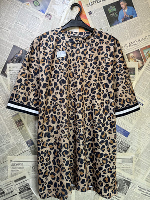 FashionNova® Medium | Chest: Oversize | Leopard Print | Co - ord Set | Poly | 4065 - Genuine Maal