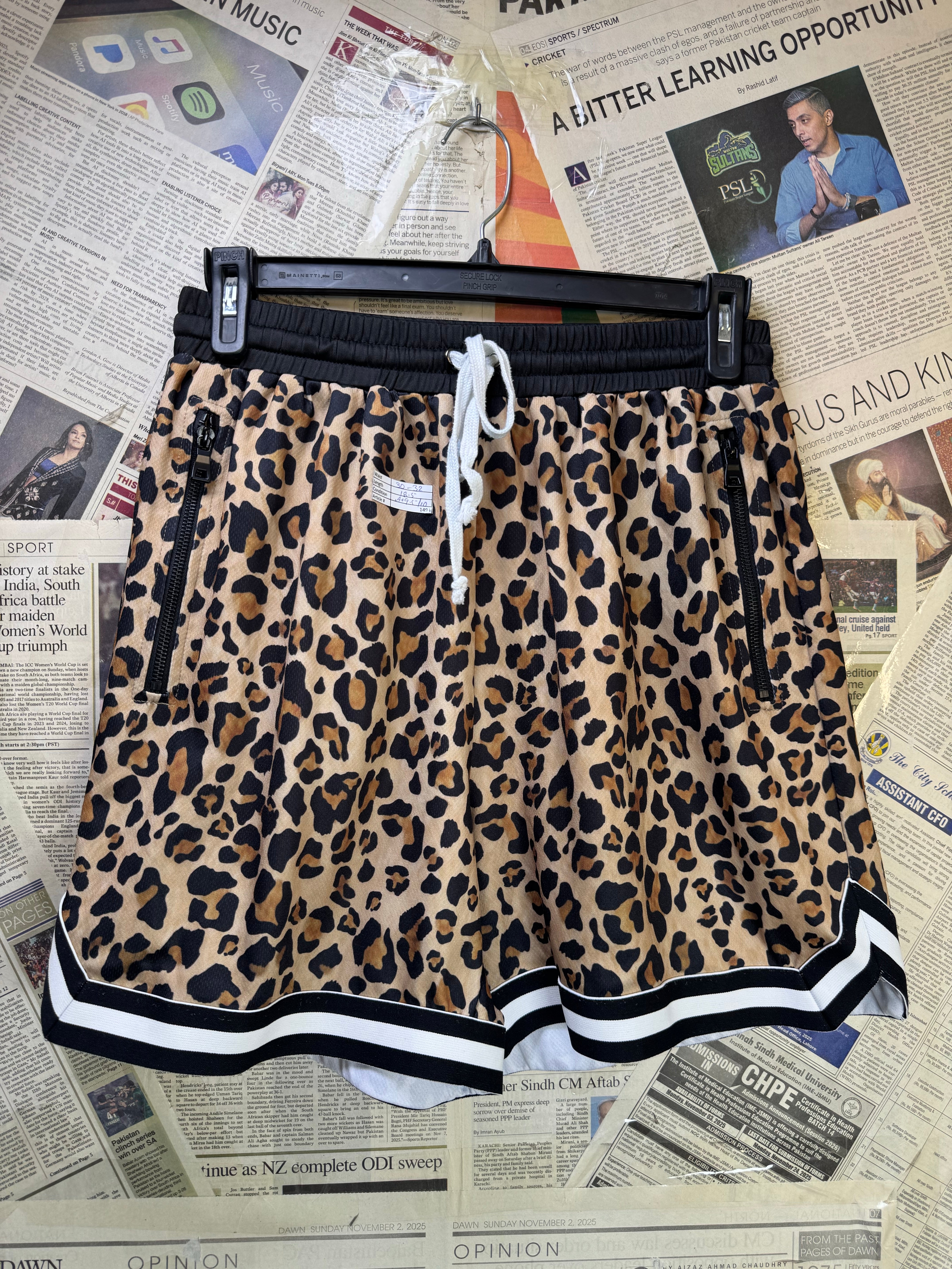 FashionNova® Medium | Chest: Oversize | Leopard Print | Co - ord Set | Poly | 4065 - Genuine Maal