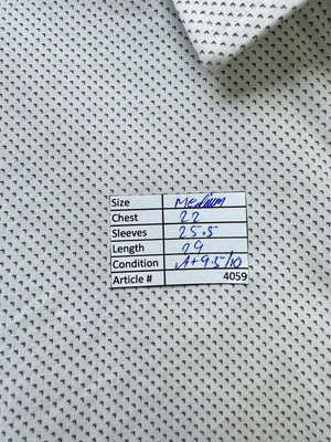 Goodfellow® Medium | Chest: 22" | White with Print | Shirt | 4059 - Genuine Maal