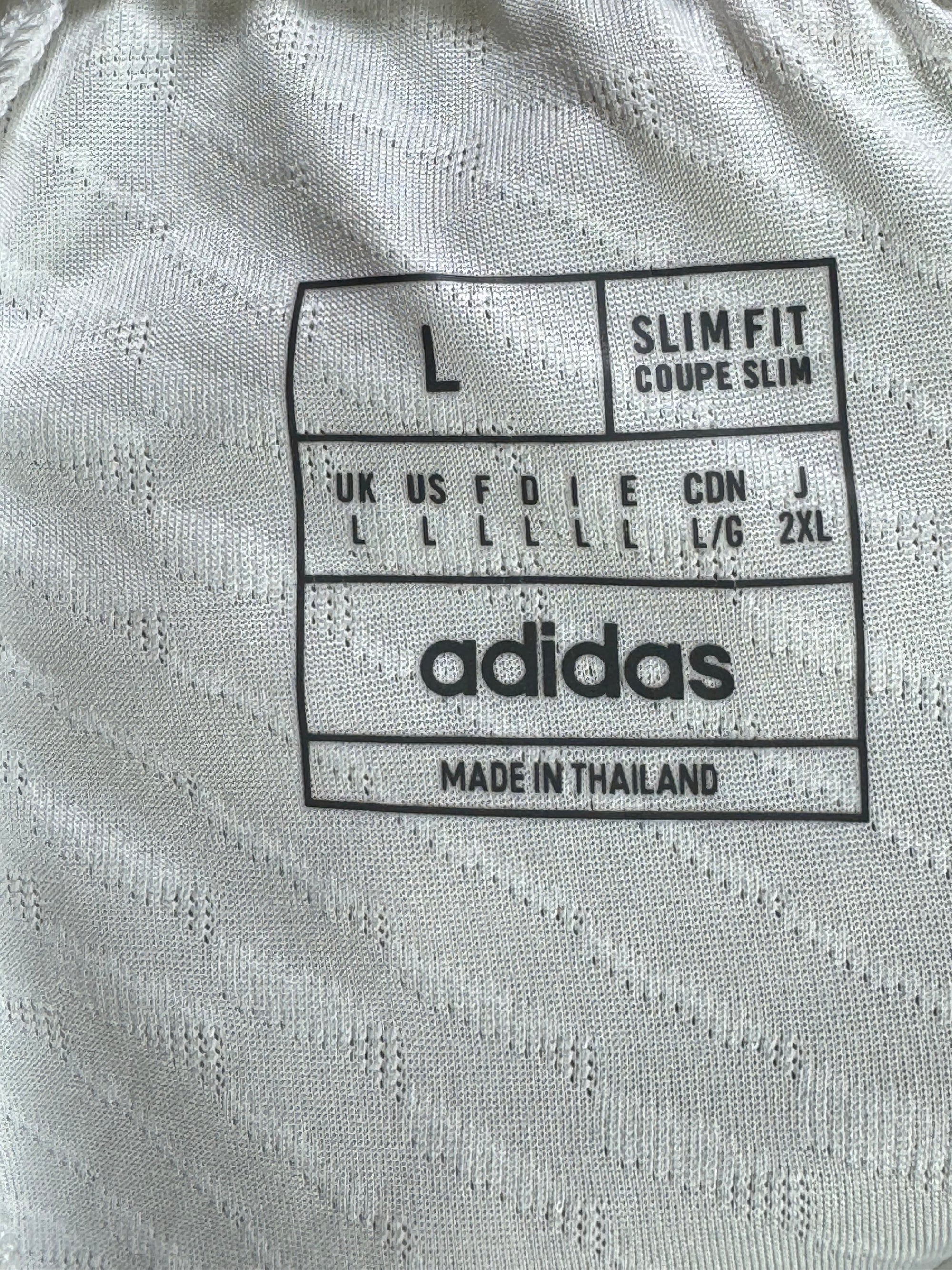 Adid*s® Waist: 32" to 34" | White | Real Mmadrid FC Sports Shorts | Poly | 1492 - Genuine Maal