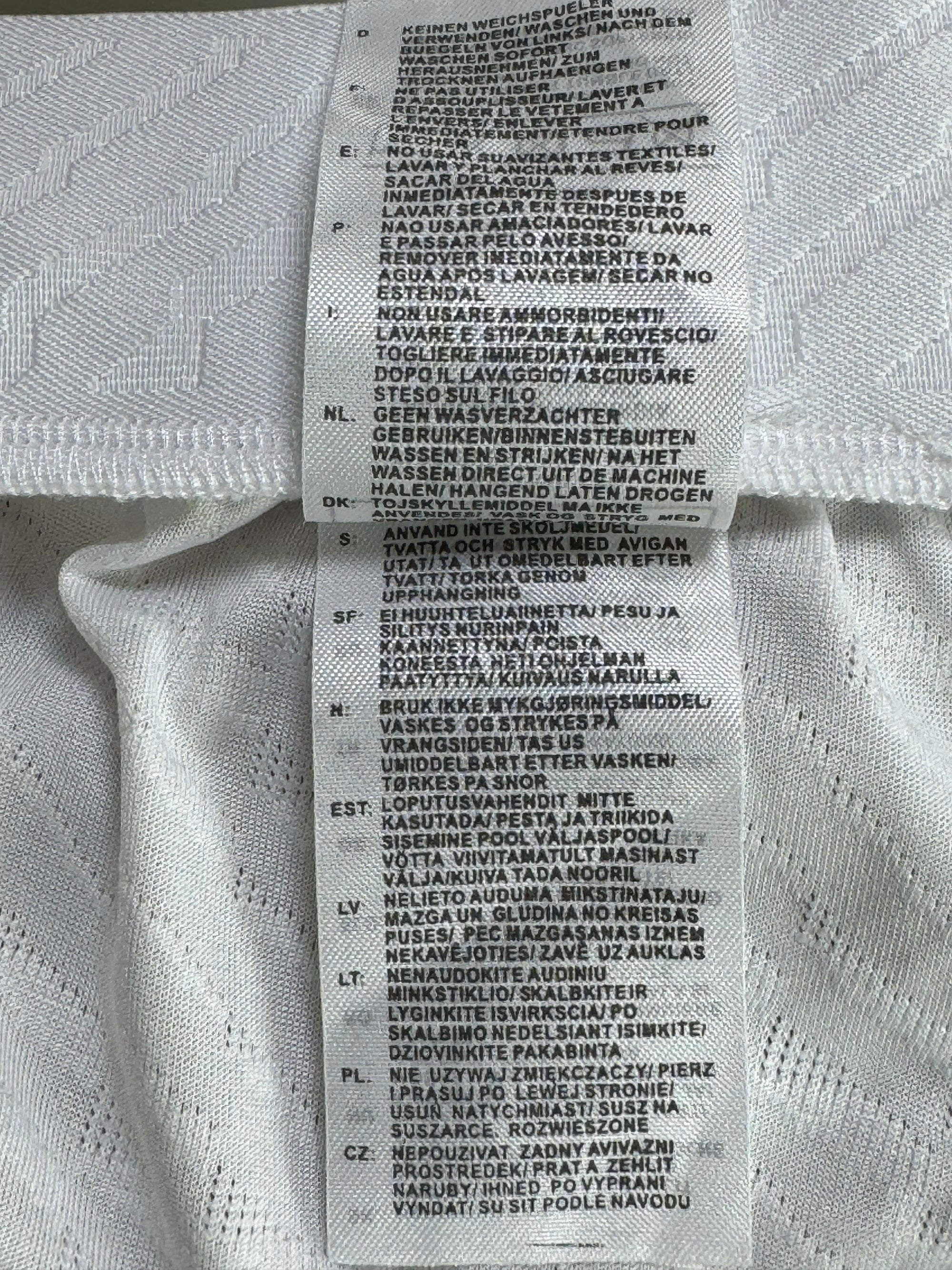 Adid*s® Waist: 32" to 34" | White | Real Mmadrid FC Sports Shorts | Poly | 1492 - Genuine Maal