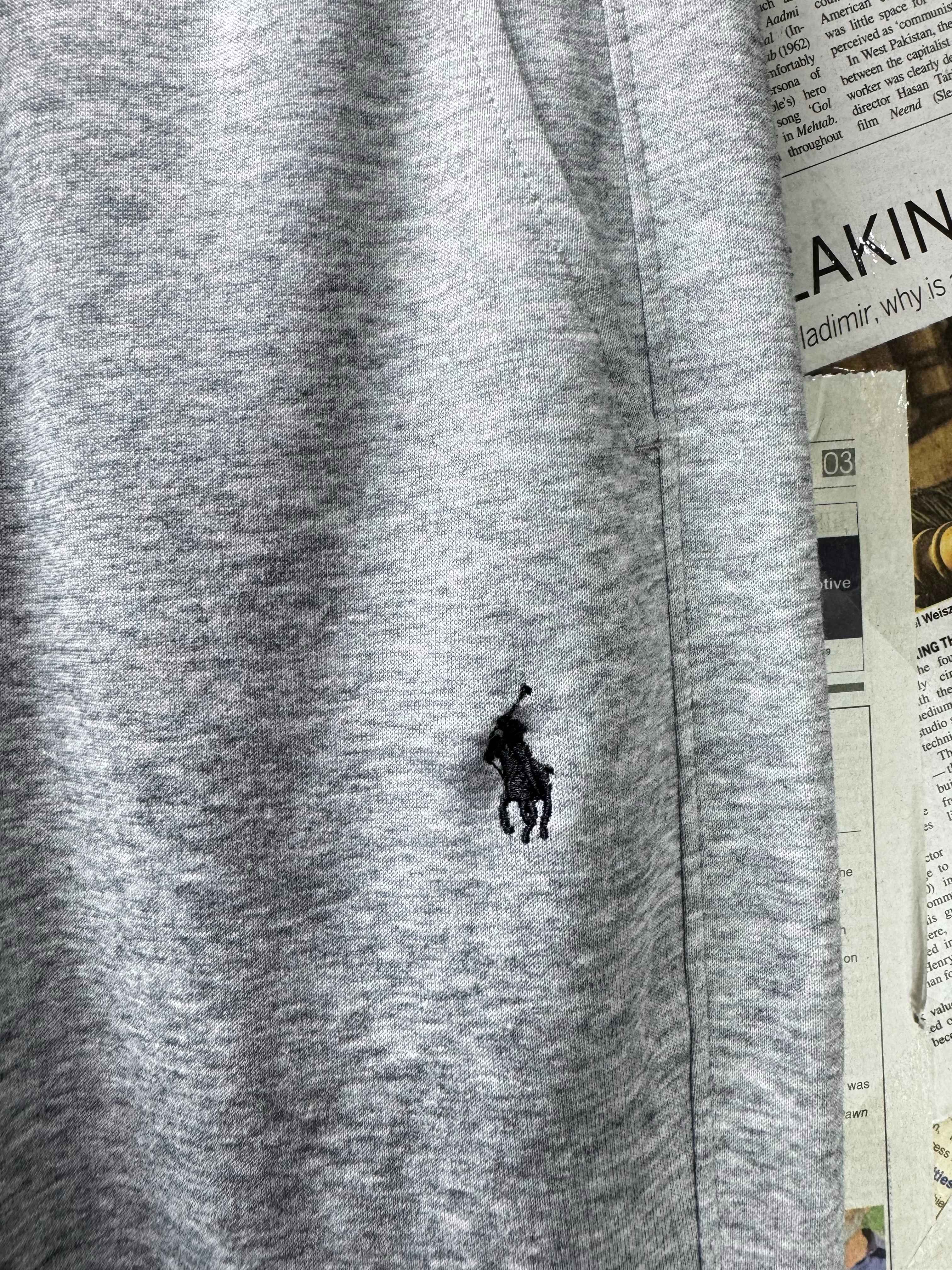 Ralph Lauren® Waist: 30" to 32" | Grey | Slim Fit Inner Fleece Trousers | Poly - Spandex | 3149 - Genuine Maal