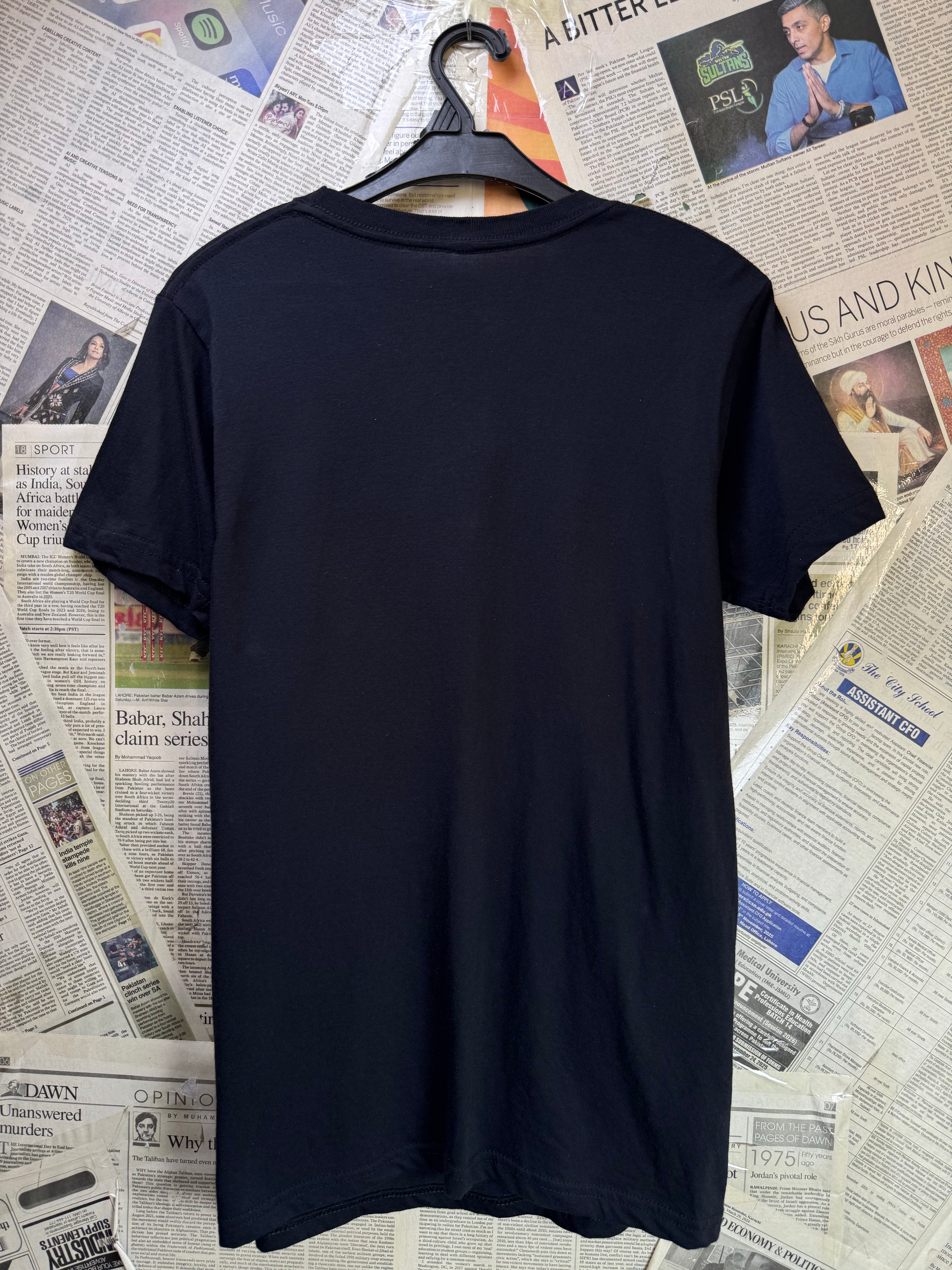 Marvel® XS | Chest: 18" | Black | T-Shirt | Cotton | 4052 - Genuine Maal
