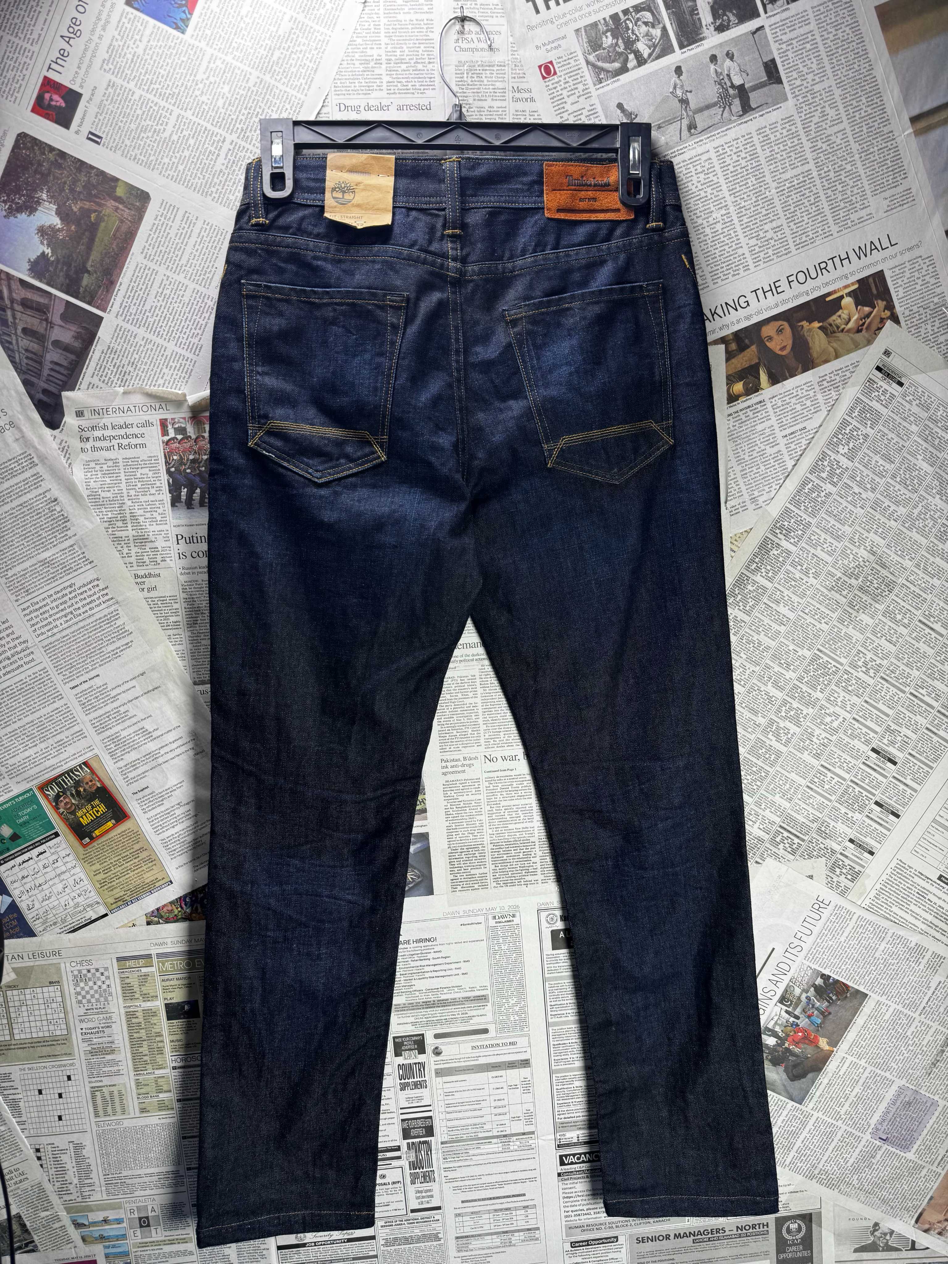 Timberland® Waist: 30" | Blue | Straight Fit Denim Pants | Cotton | 3131 - Genuine Maal