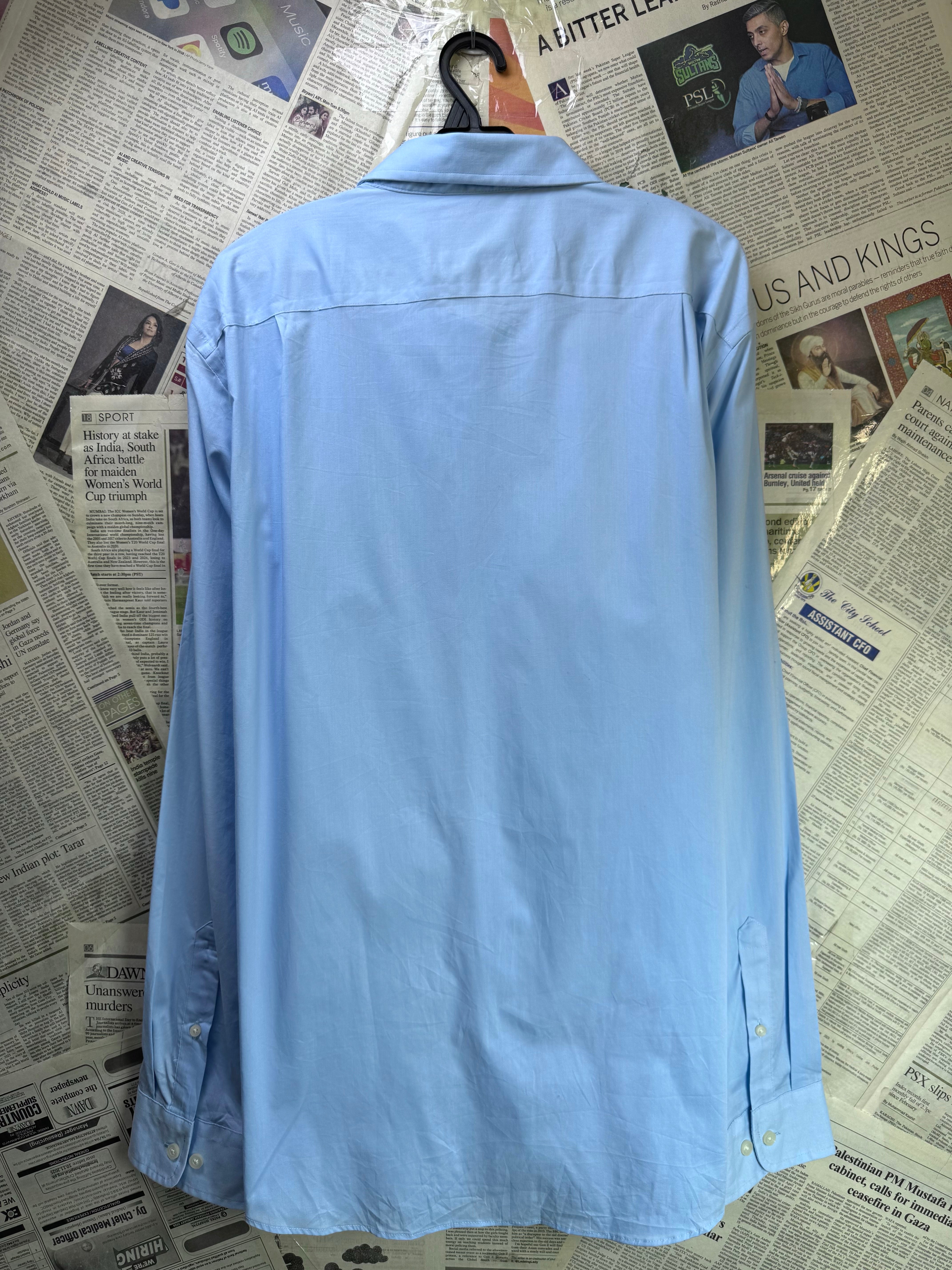 Goodfellow® XL | Chest: 25" | Light Blue | Shirt | Cotton - Poly - Spandex | 4041 - Genuine Maal